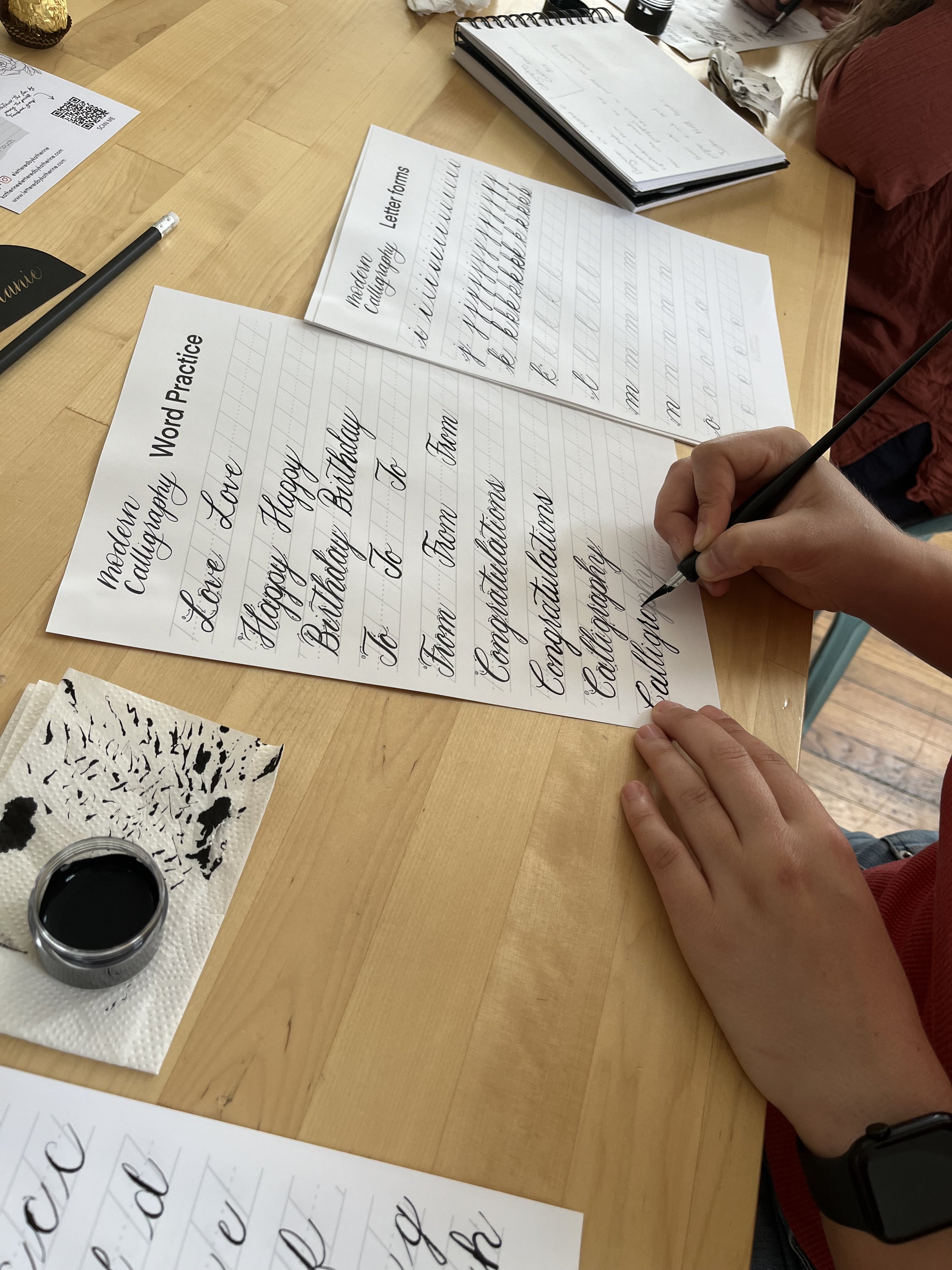 calligraphy classes
