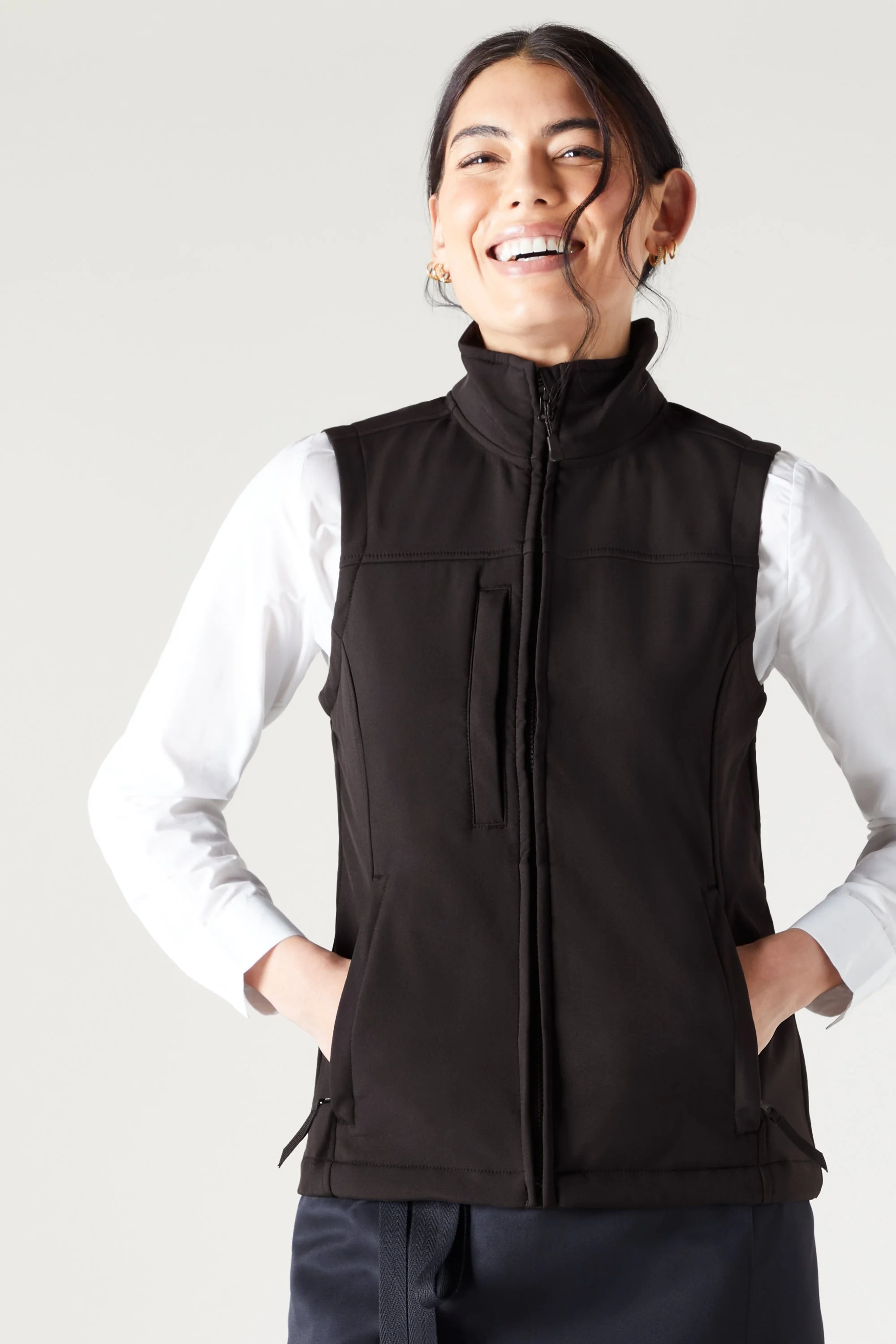 FJ3090 Regatta Flux Bodywarmer, Black_04.jpg