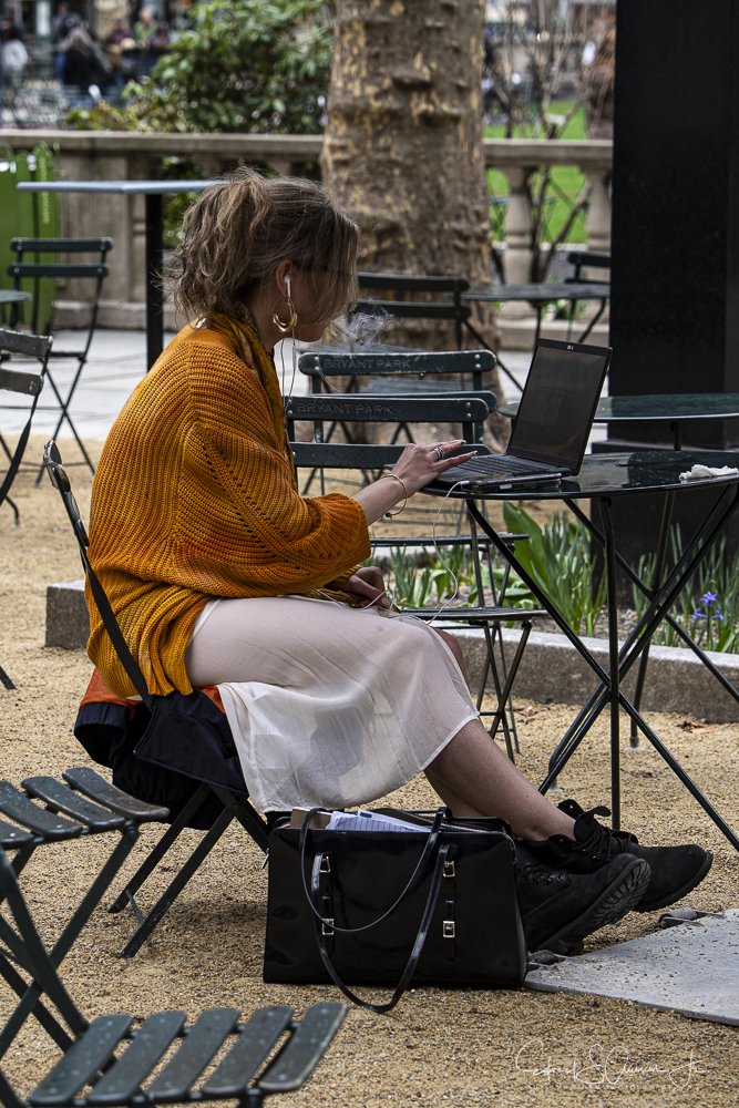 Working Hard-Bryant Park