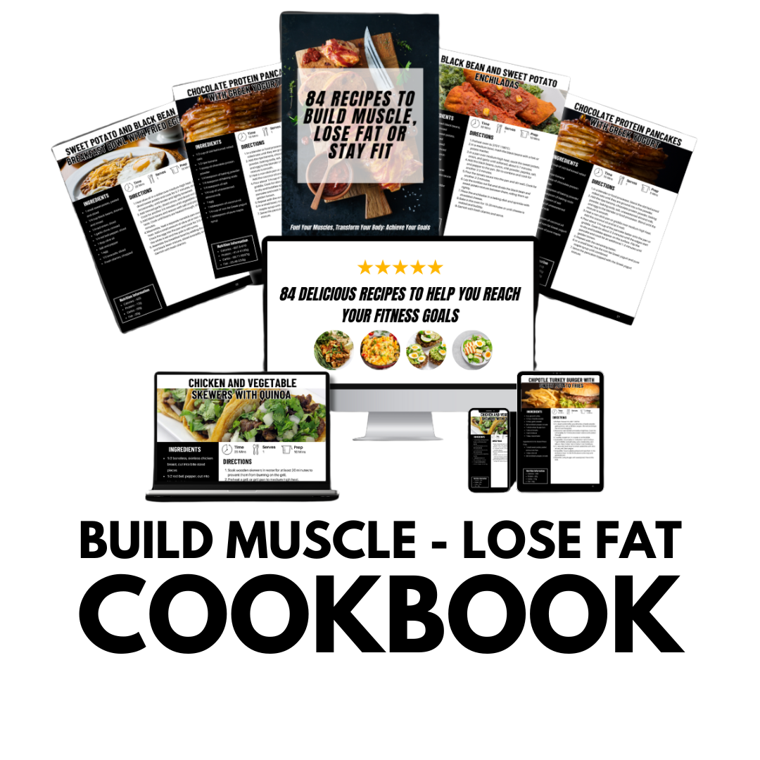 Build Muscle, lose fat healty recipe, cookbook.png
