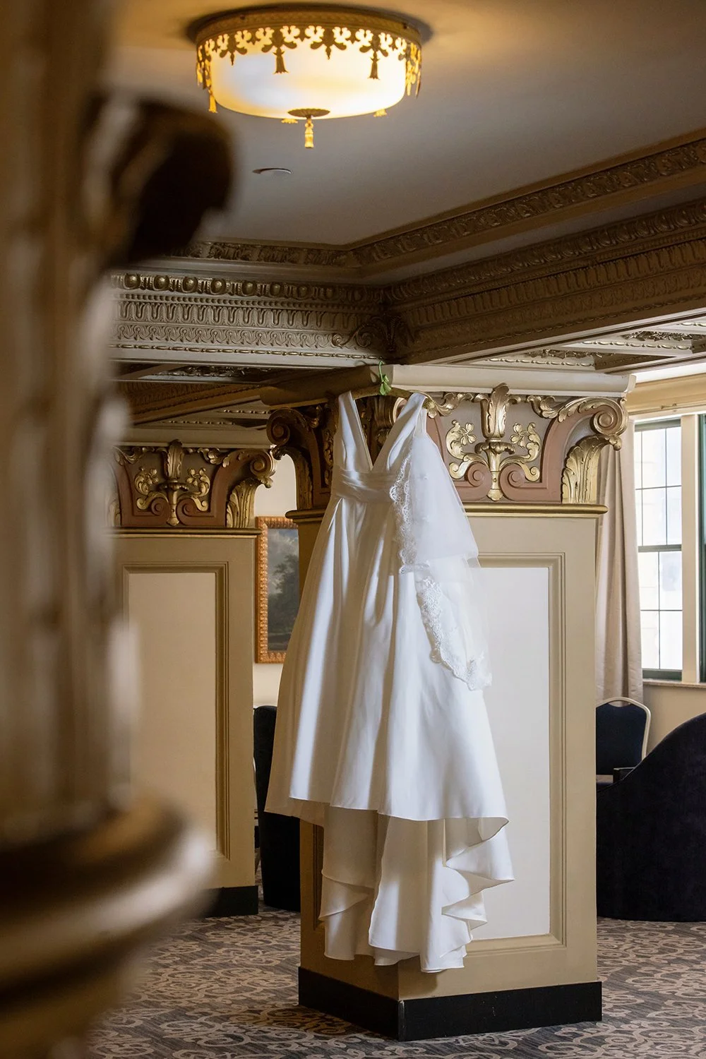 Wedding Dress at The President Hotel KC