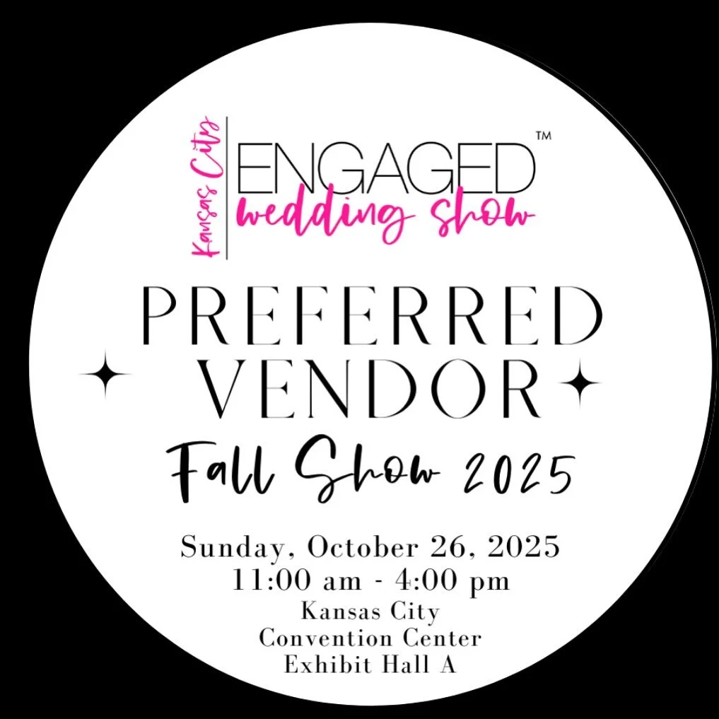 Come visit me, and other fabulous wedding vendors, at the Kansas City Engaged Show on Sunday, Oct. 26th

@kansascityengaged