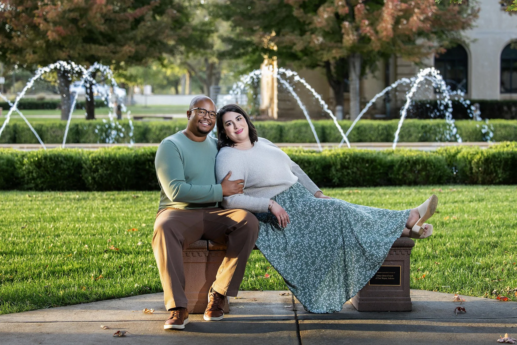 Engagement Photography at Unity Village, Lees Summit, MO
