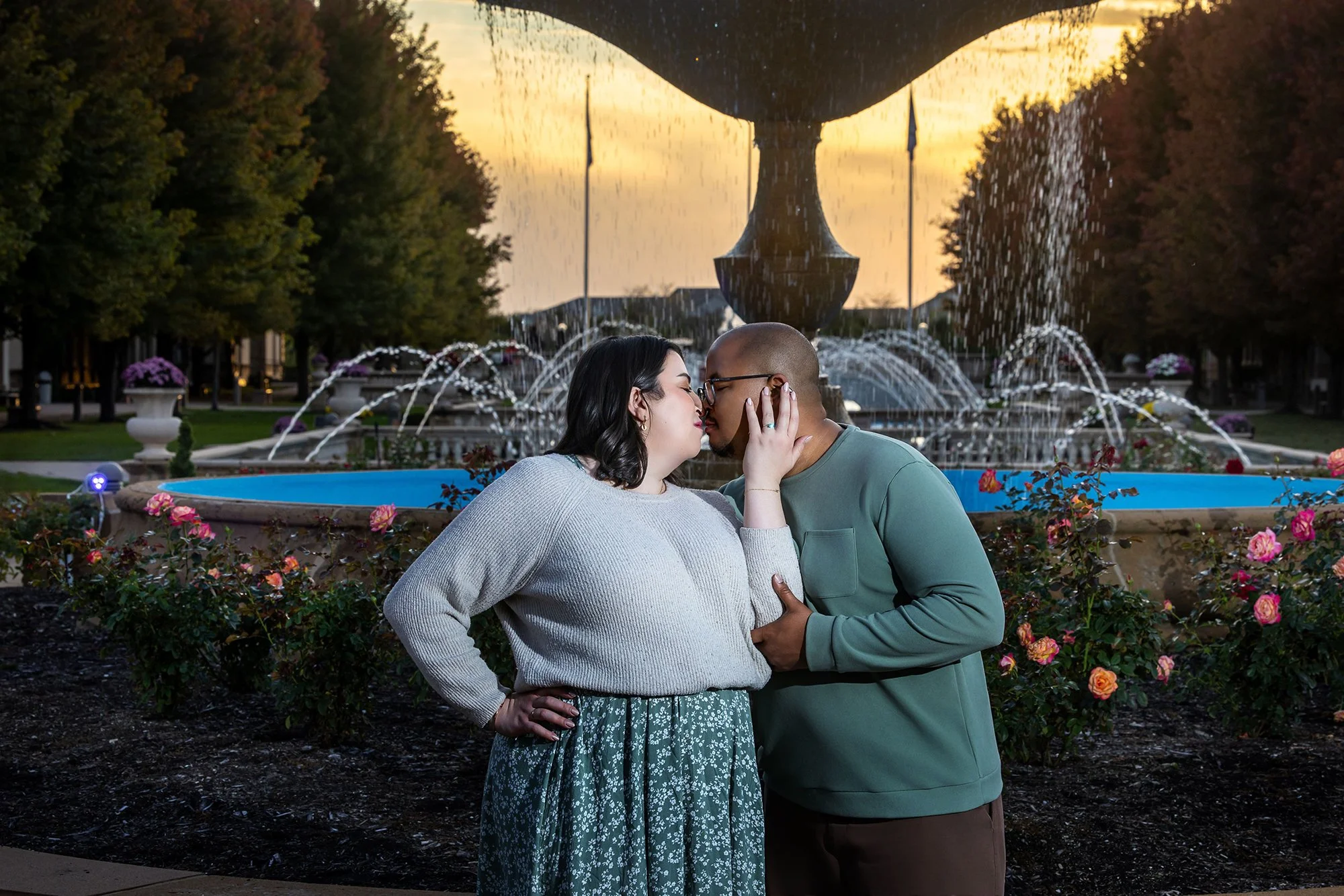 Engagement Photography at Unity Village, Lees Summit, MO