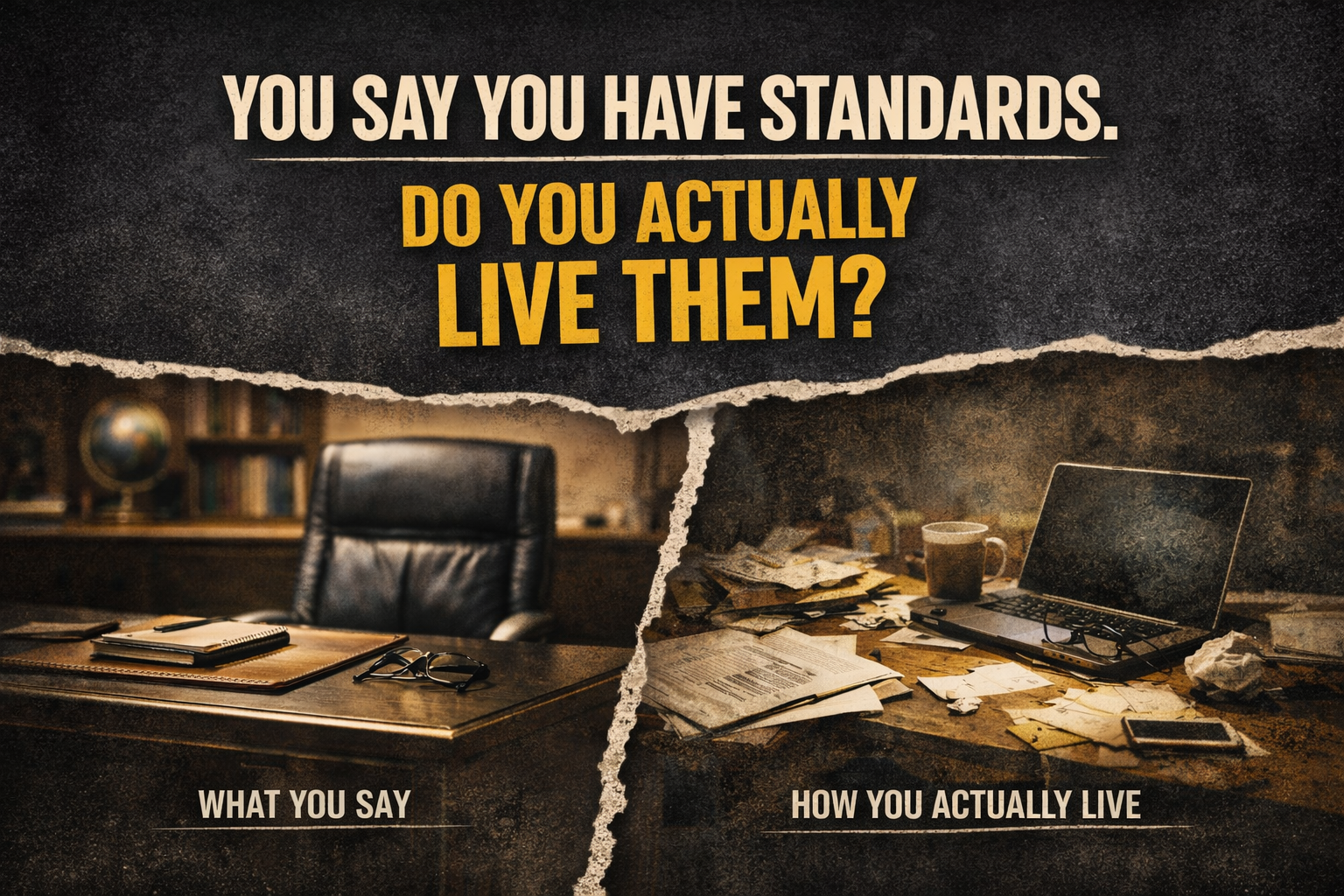 You  Have Standards. Do You Actually Live Them?