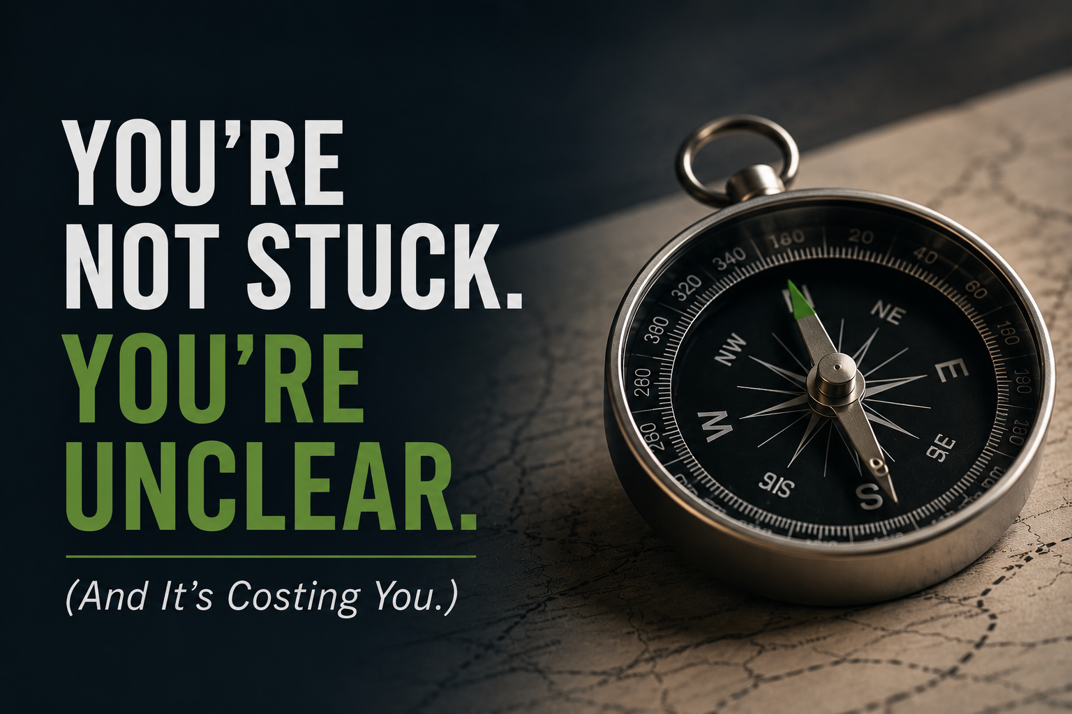 You’re Not Stuck. You’re Unclear. (And It’s Costing You.)