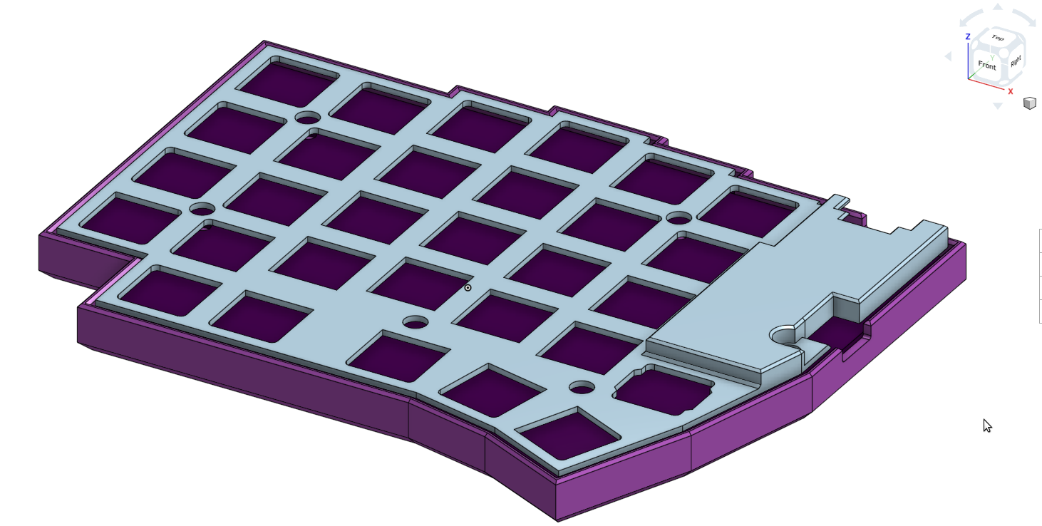 Diseño del case del Nuty 60, base delgada