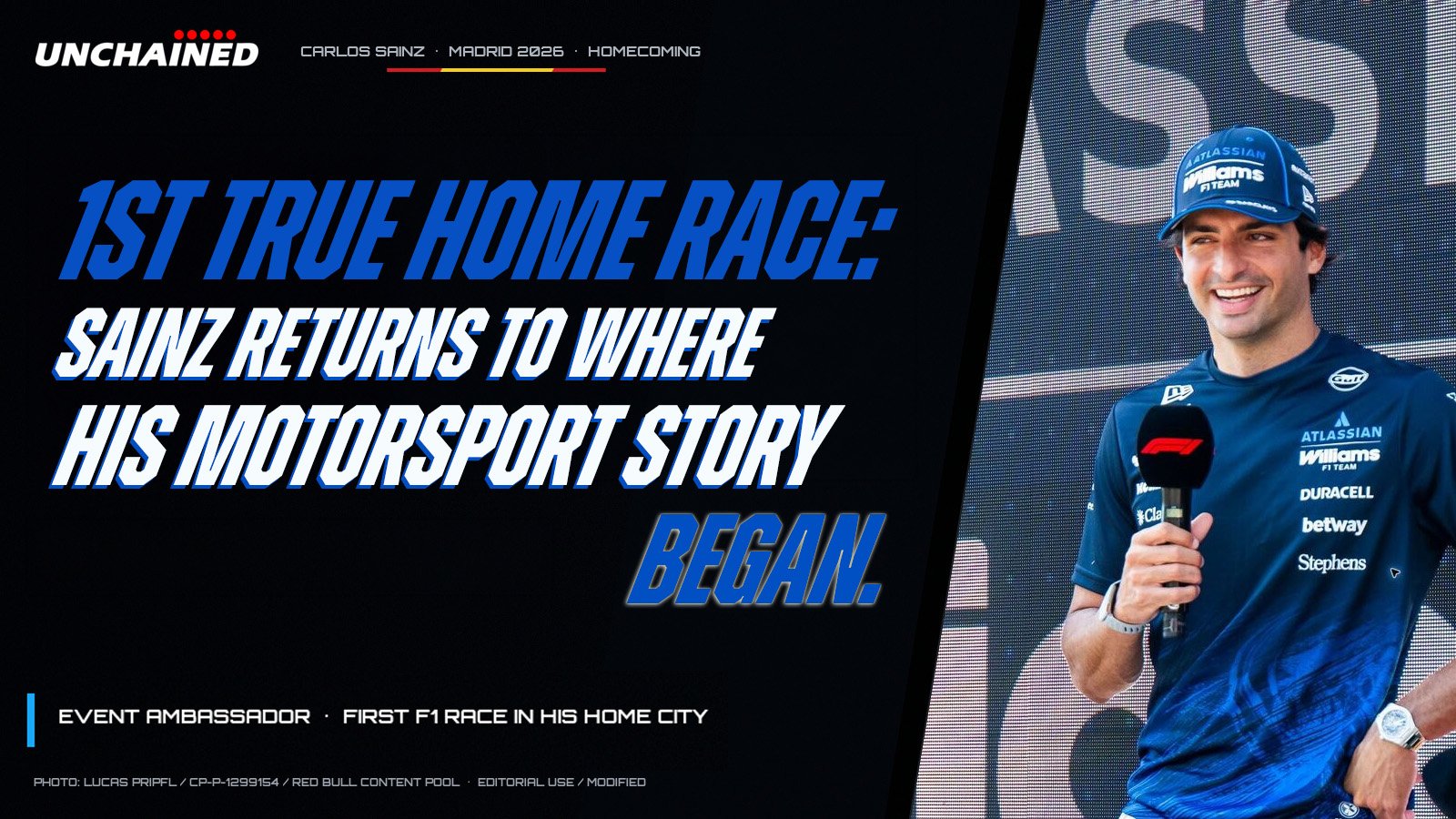 FIRST TRUE HOME RACE: SAINZ RETURNS TO WHERE HIS MOTORSPORT STORY BEGAN