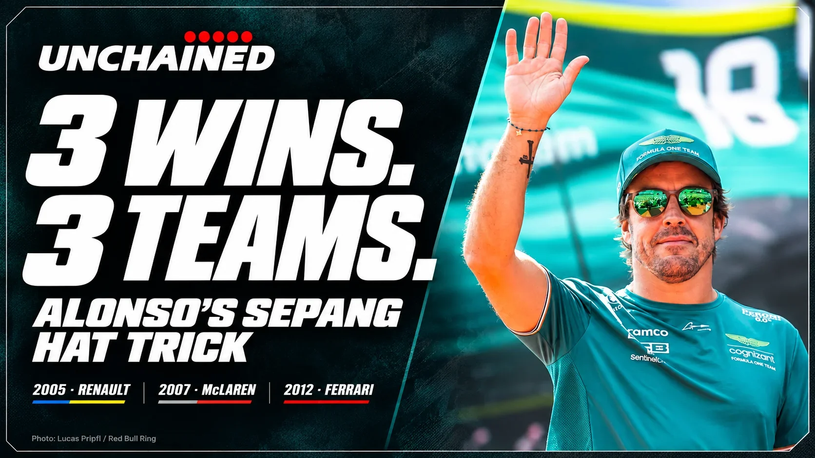 Three Wins. Three Teams. Alonso’s Sepang Hat Trick