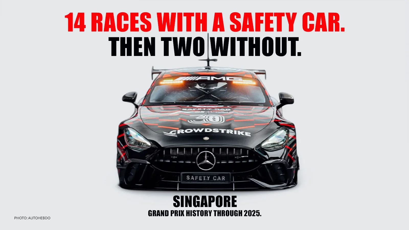 Singapore’s Safety Car Streak Ended. Then It Stayed Away.