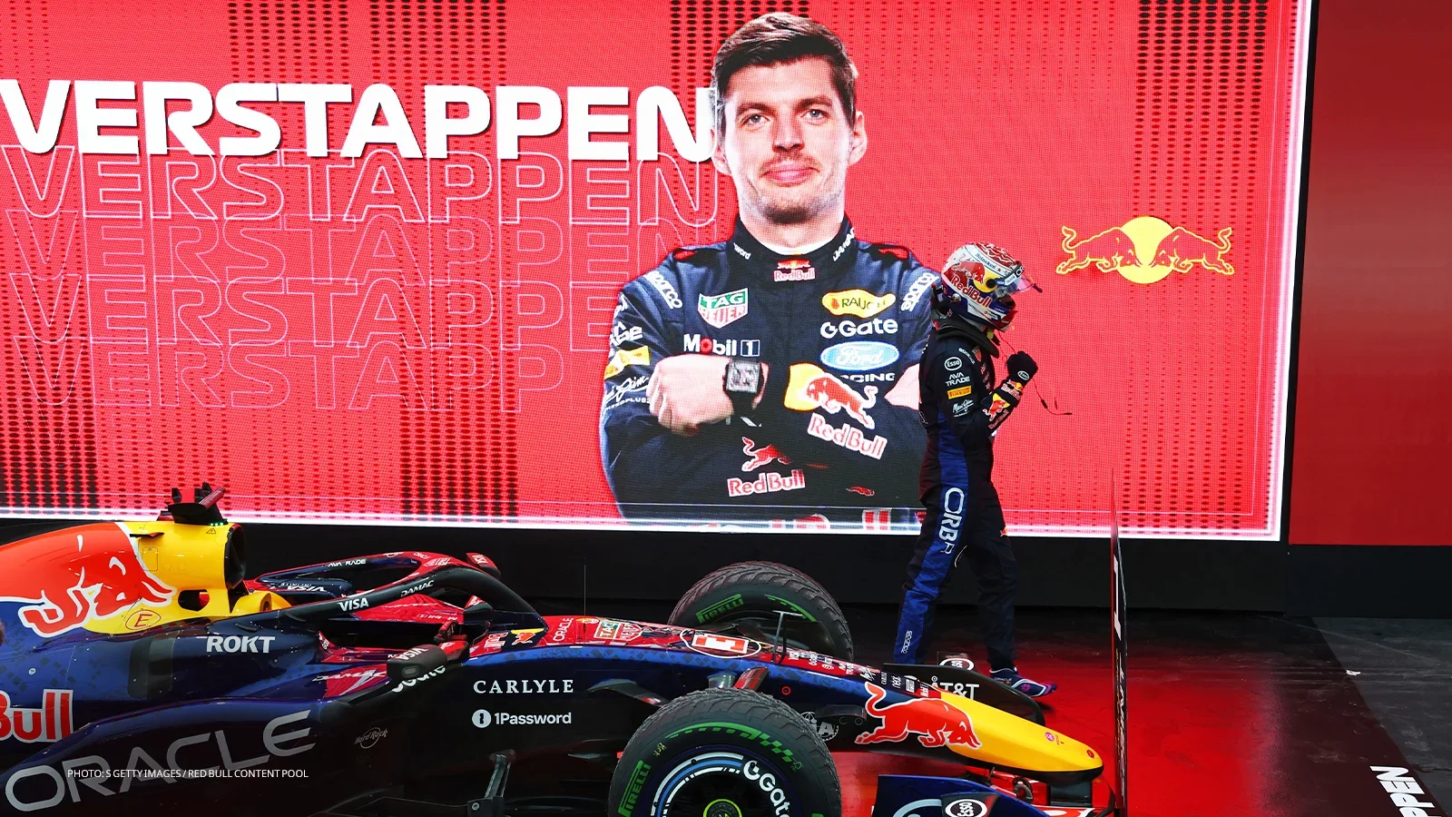 Max Verstappen after the 2026 Singapore Sprint.