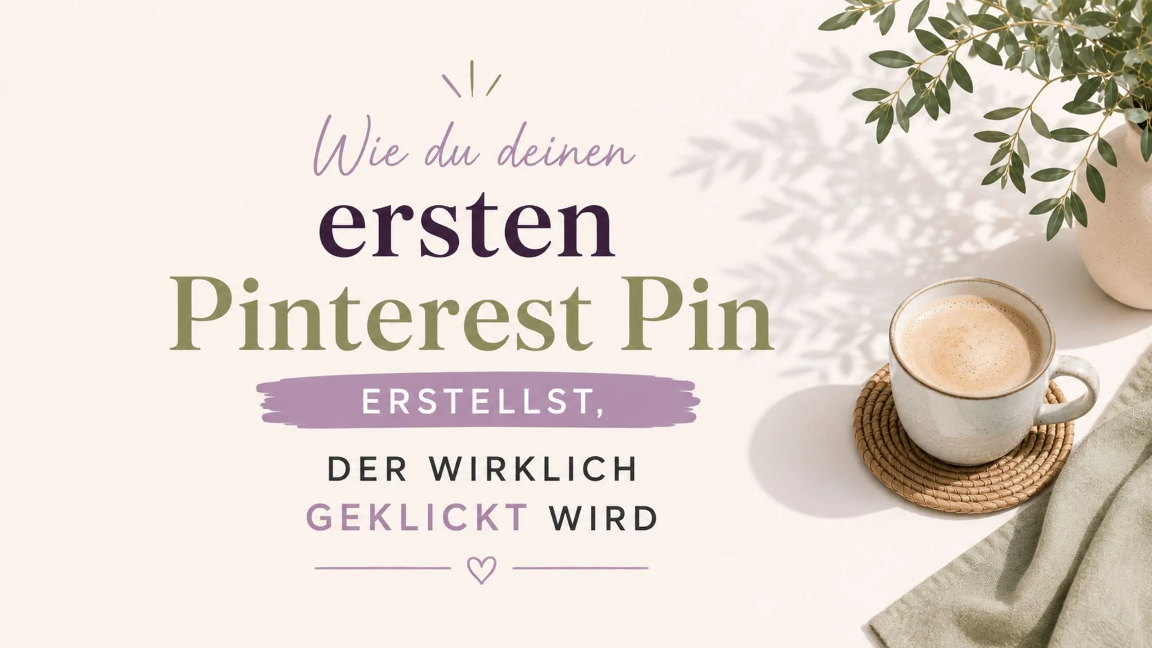 Wie du deinen ersten Pinterest Pin erstellst, der wirklich geklickt wird