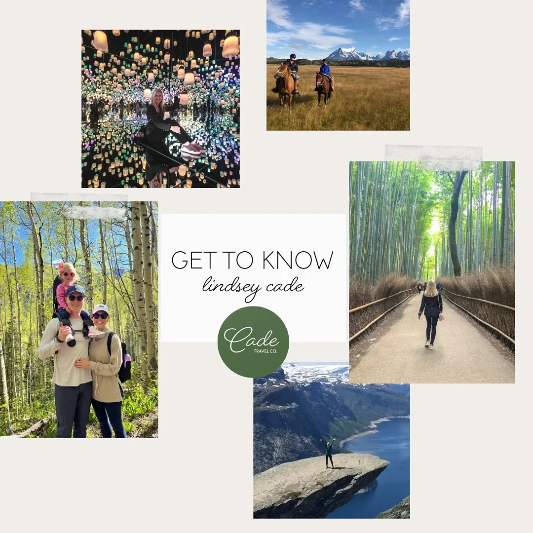 ✨ Welcome to Cade Travel Co. ✨
As my business has quickly grown, I wanted to take a moment to introduce myself and share the purpose behind Cade Travel Co.
In a world where travel inspo (and opinions) are everywhere but true expertise is rare, I&rsqu