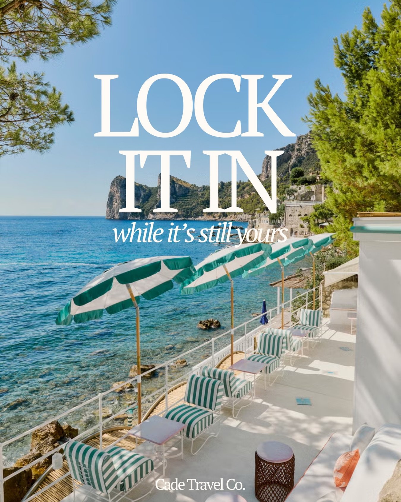 A little travel mindset shift that I share with clients ALL the time:

If we&rsquo;re looking at something popular or you&rsquo;re traveling during peak season, and there&rsquo;s a fully refundable rate&hellip; book it so we have it as an option.

We