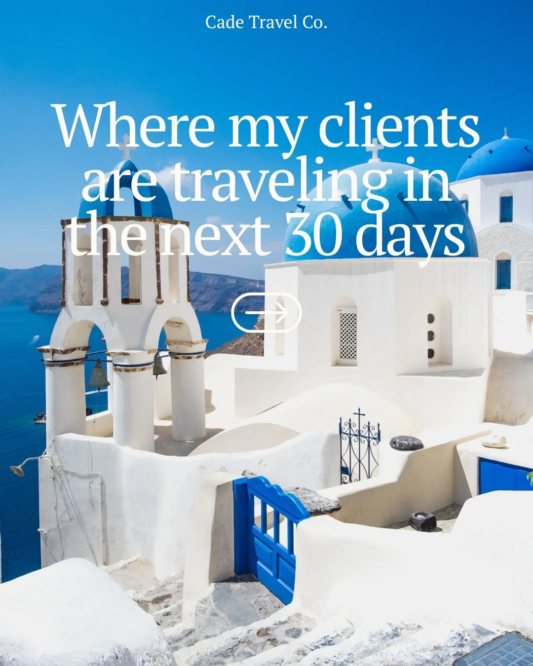 As we head into the start of peak travel season, @cadetravelco has quite the lineup of special trips about to take off ✈️

From milestone birthdays in Italy to babymoons in Greece, cruises through the Bahamas and the Med, and a few domestic escapes t