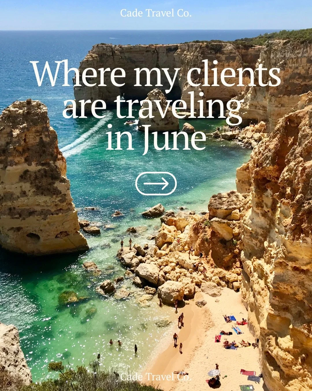 This is not a drill: summer travel has officially entered the chat ✈️☀️ and I think I may be just as excited as my clients for some of these to come to fruition. 

One thing I&rsquo;ll never get over? That this gets to be my job. Thank you for your t