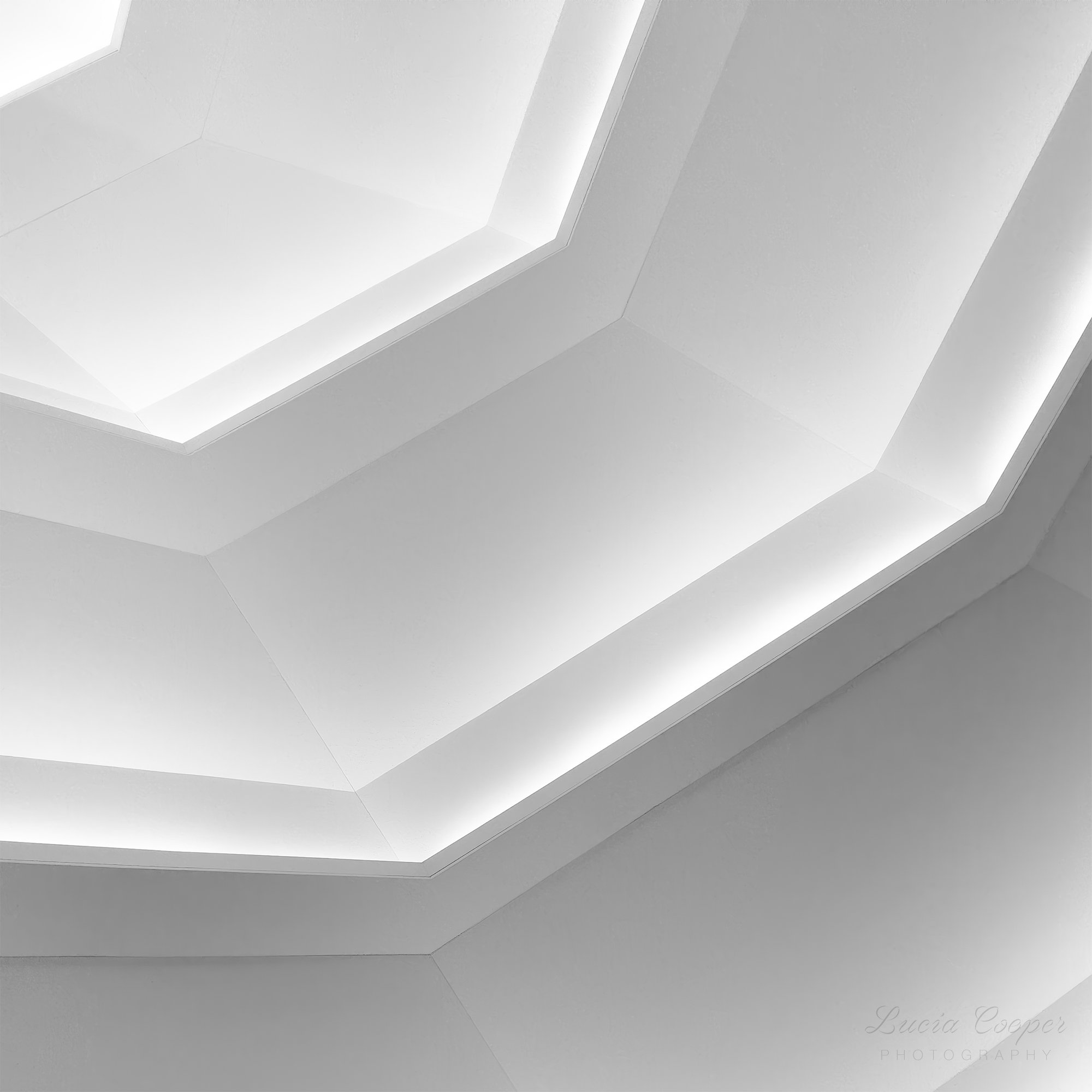 Toward the Light - B&W - Square