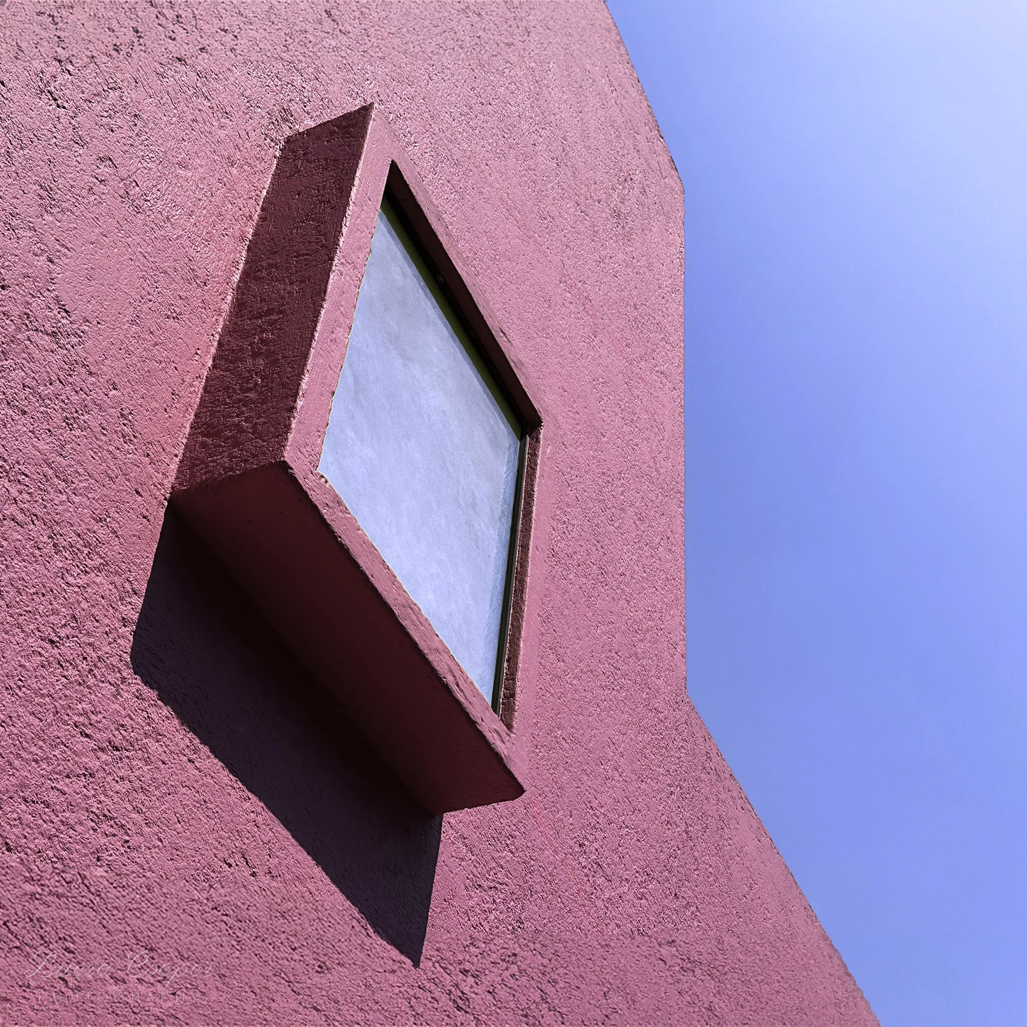 Pink Eye - Pink Blue - Square