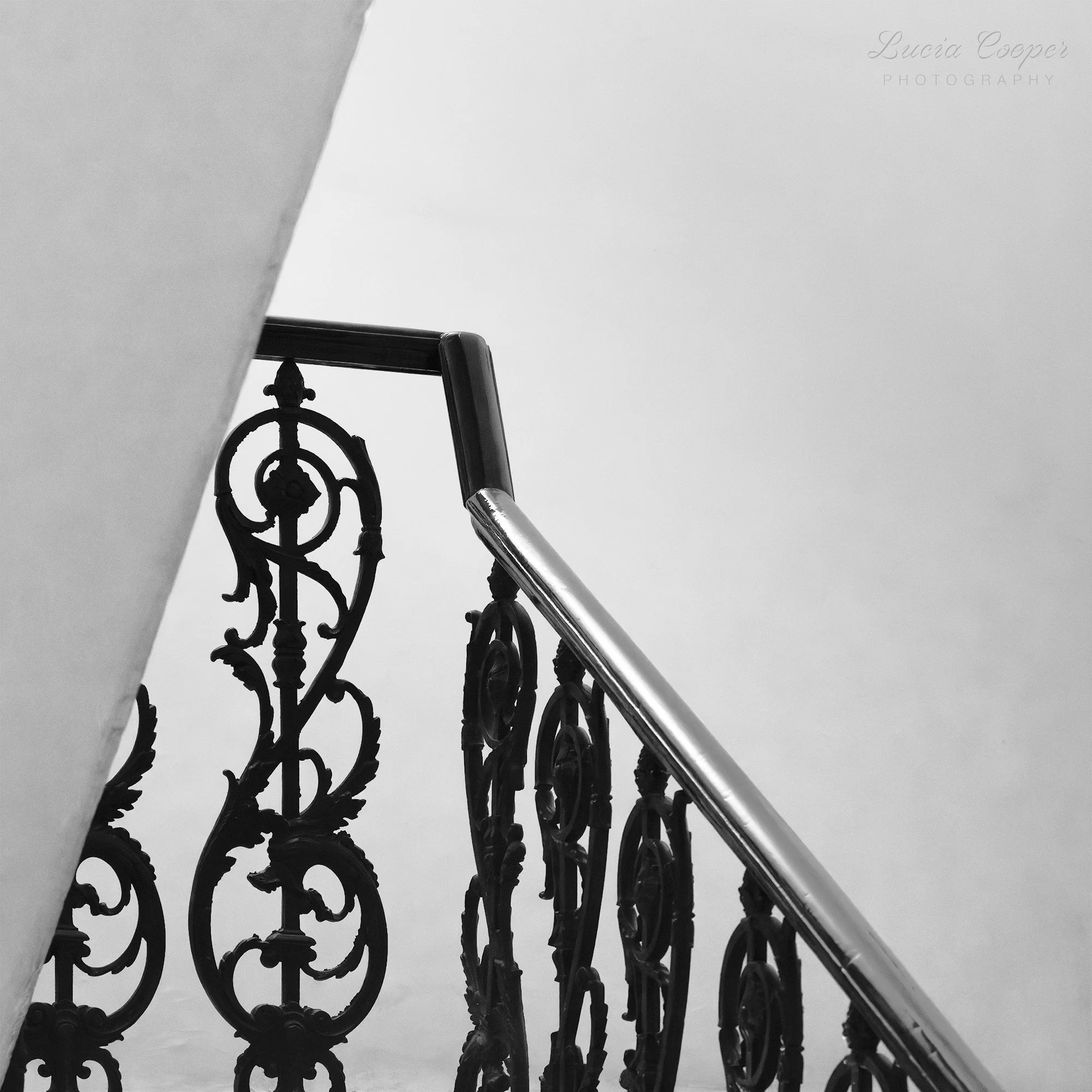 Hidden in the Museum - B&W - Square