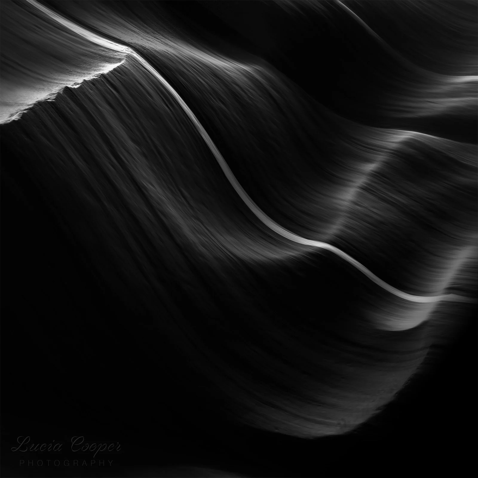 Black Run - B&W - Square
