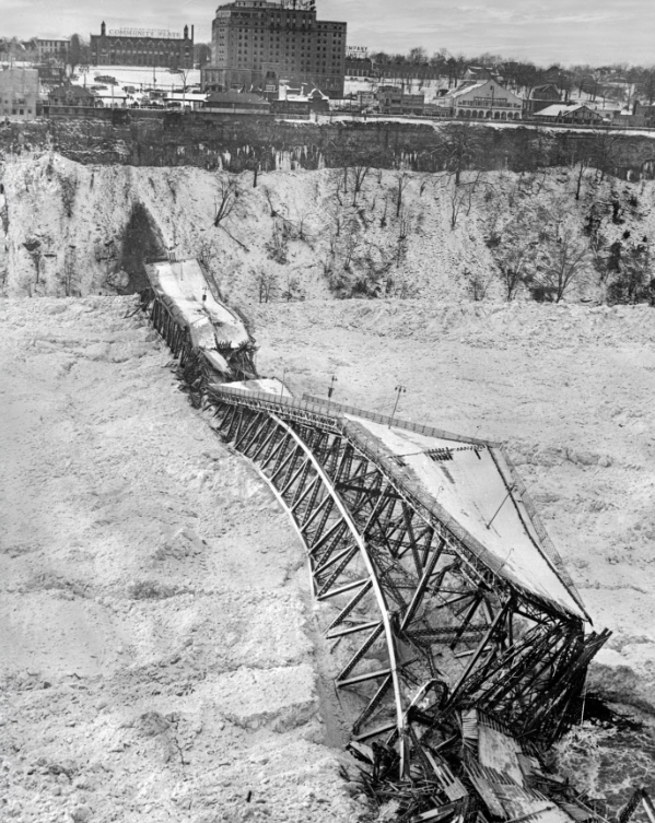 The Honeymoon Bridge Collapse: When Ice Took Down a Giant