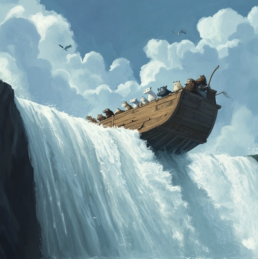 The Day “Noah’s Ark” Went Over Niagara Falls: A Wild Spectacle That Shocked the World