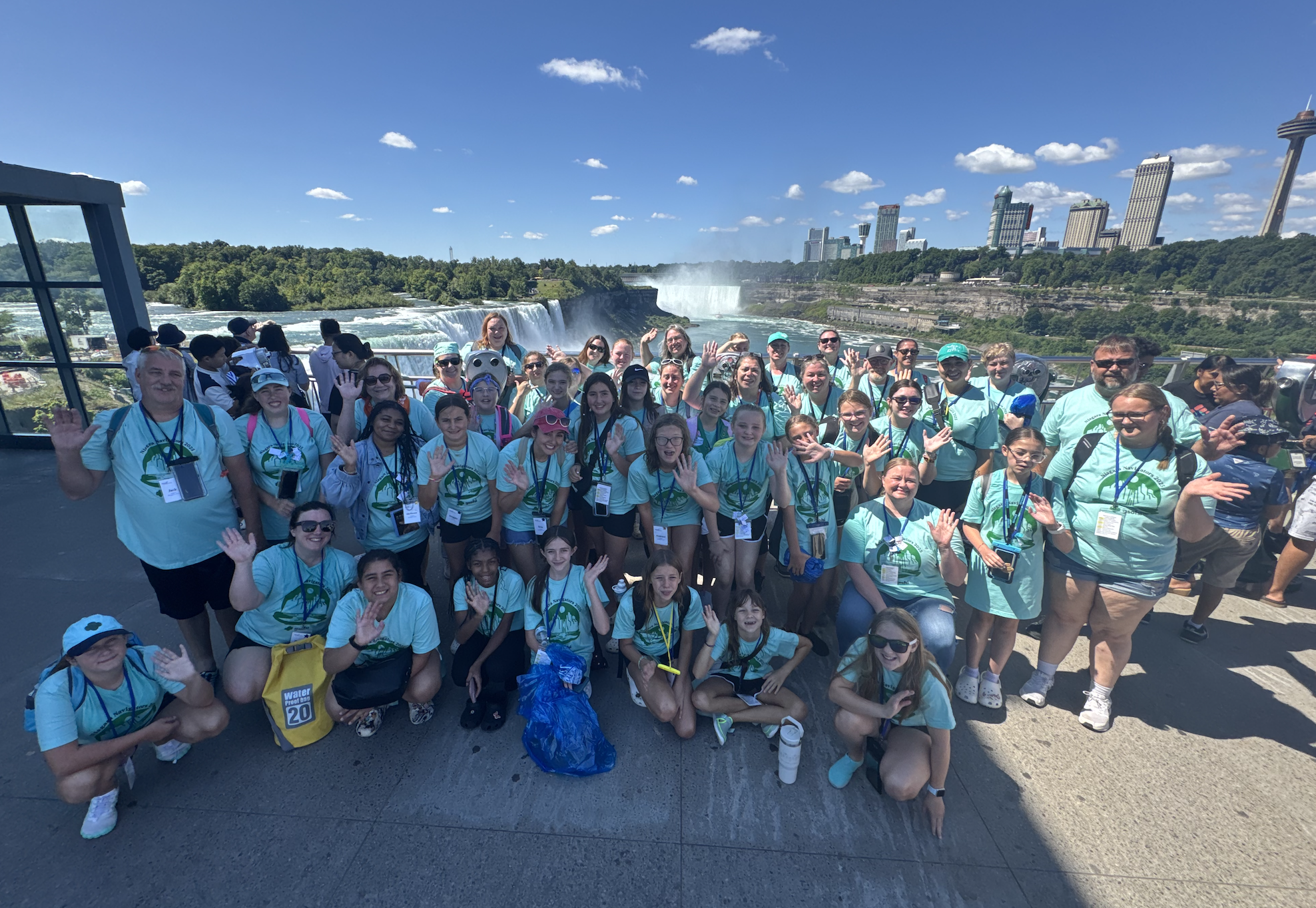 A Busload of Curiosity: Girl Scouts at the Falls