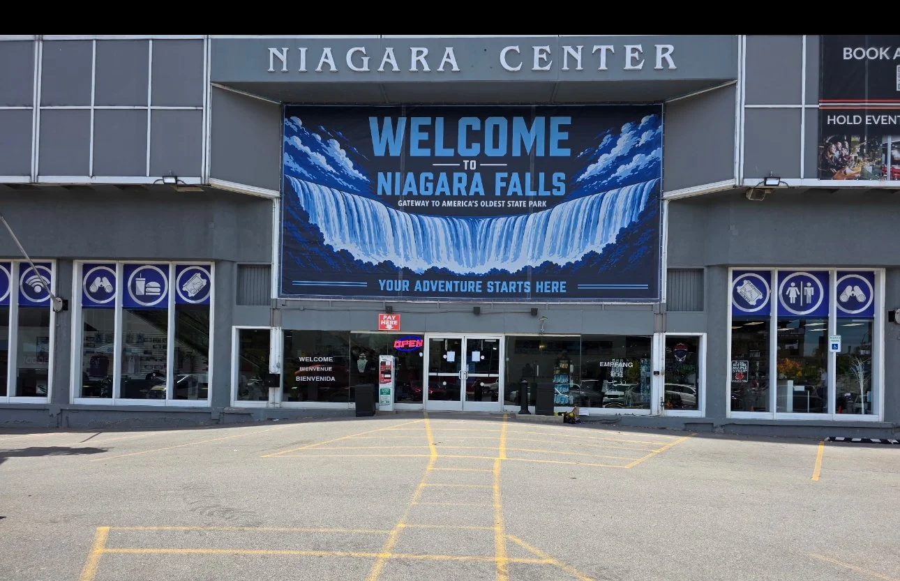 GLOW UP AT ONE NIAGARA! NEW BANNERS! NEW STORE! 