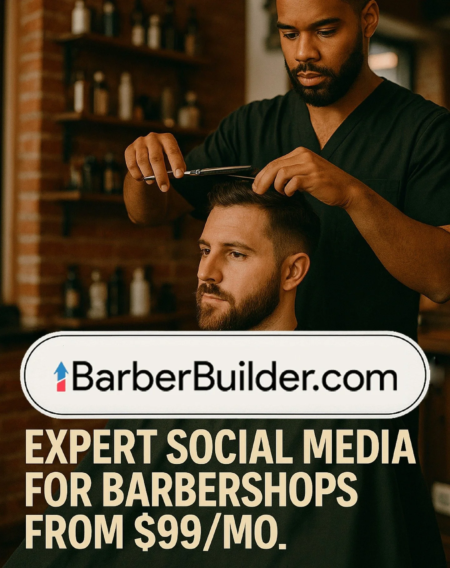✂️ Ready to take your barbershop&rsquo;s social media from basic to 🔥?

Let BarberBuilder.com hook you up with expert content &mdash; tailored just for barbers.
✅ Stand out online
✅ Attract more clients
✅ Look as sharp as your cuts

📲 Starting at j