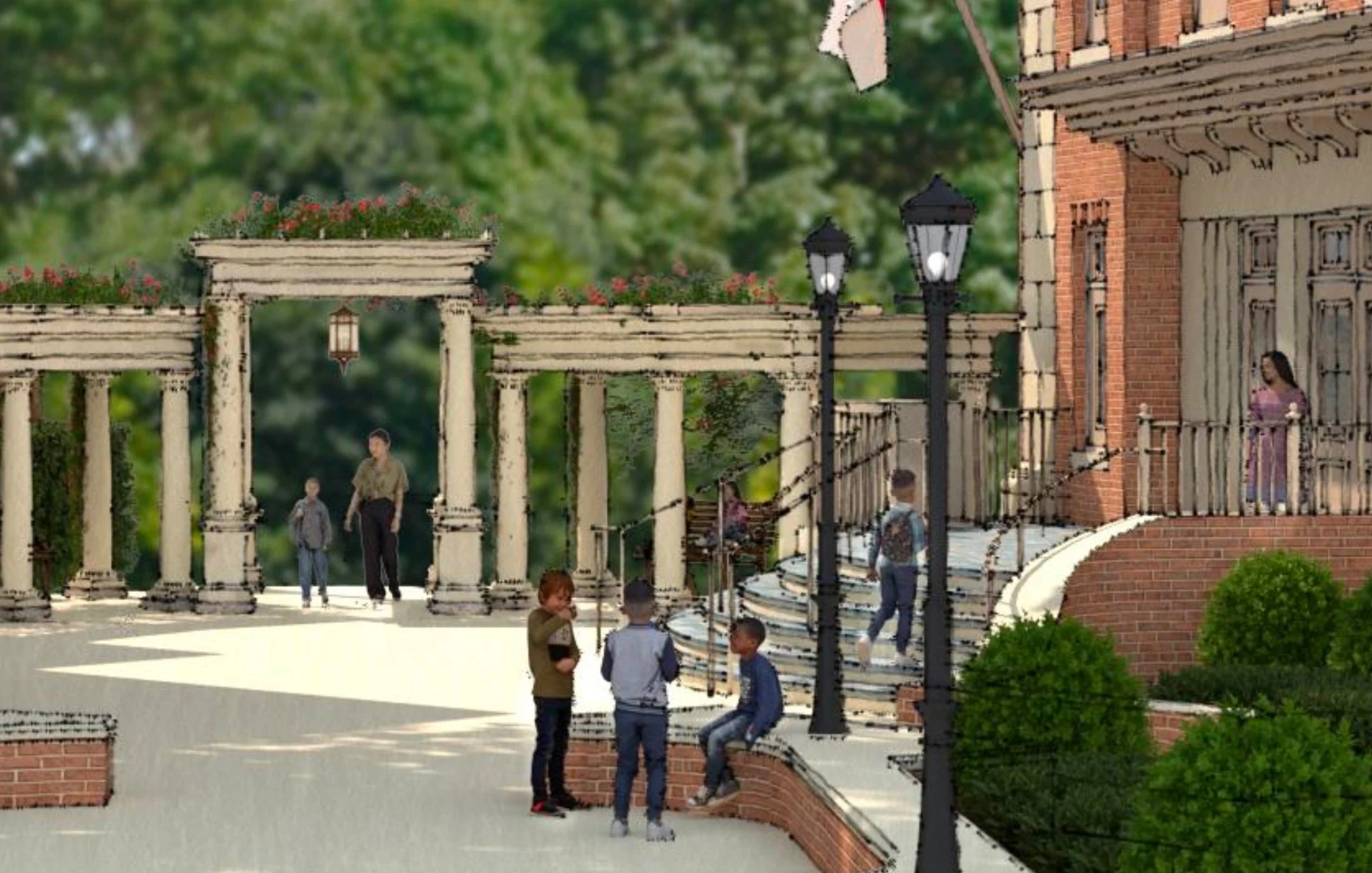 Back to School: design illustration, digital media, D. Byars