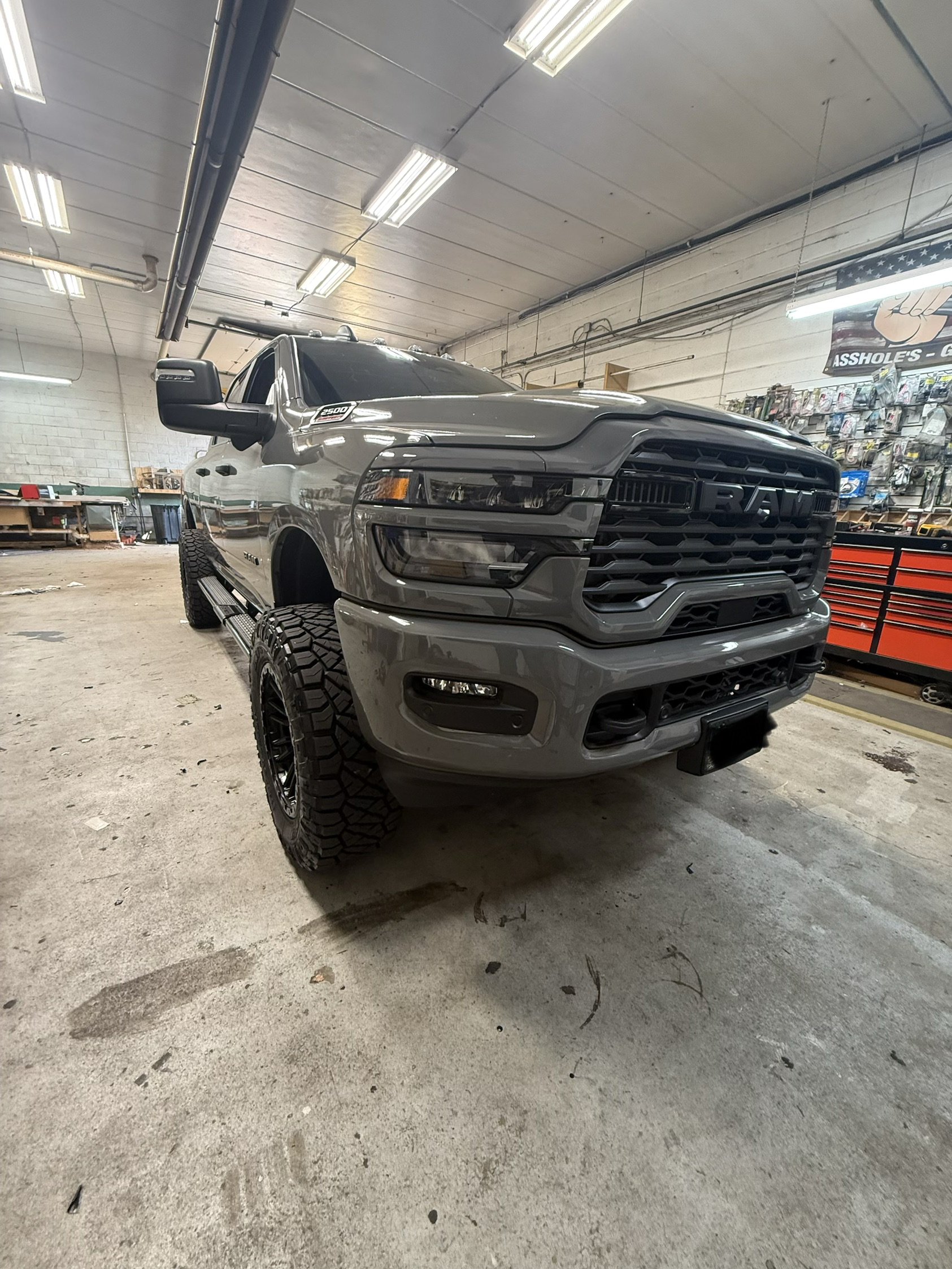 2025 RAM 2500 at Absolute Audio in Bel Air, Maryland for a full KICKER audio system upgrade
