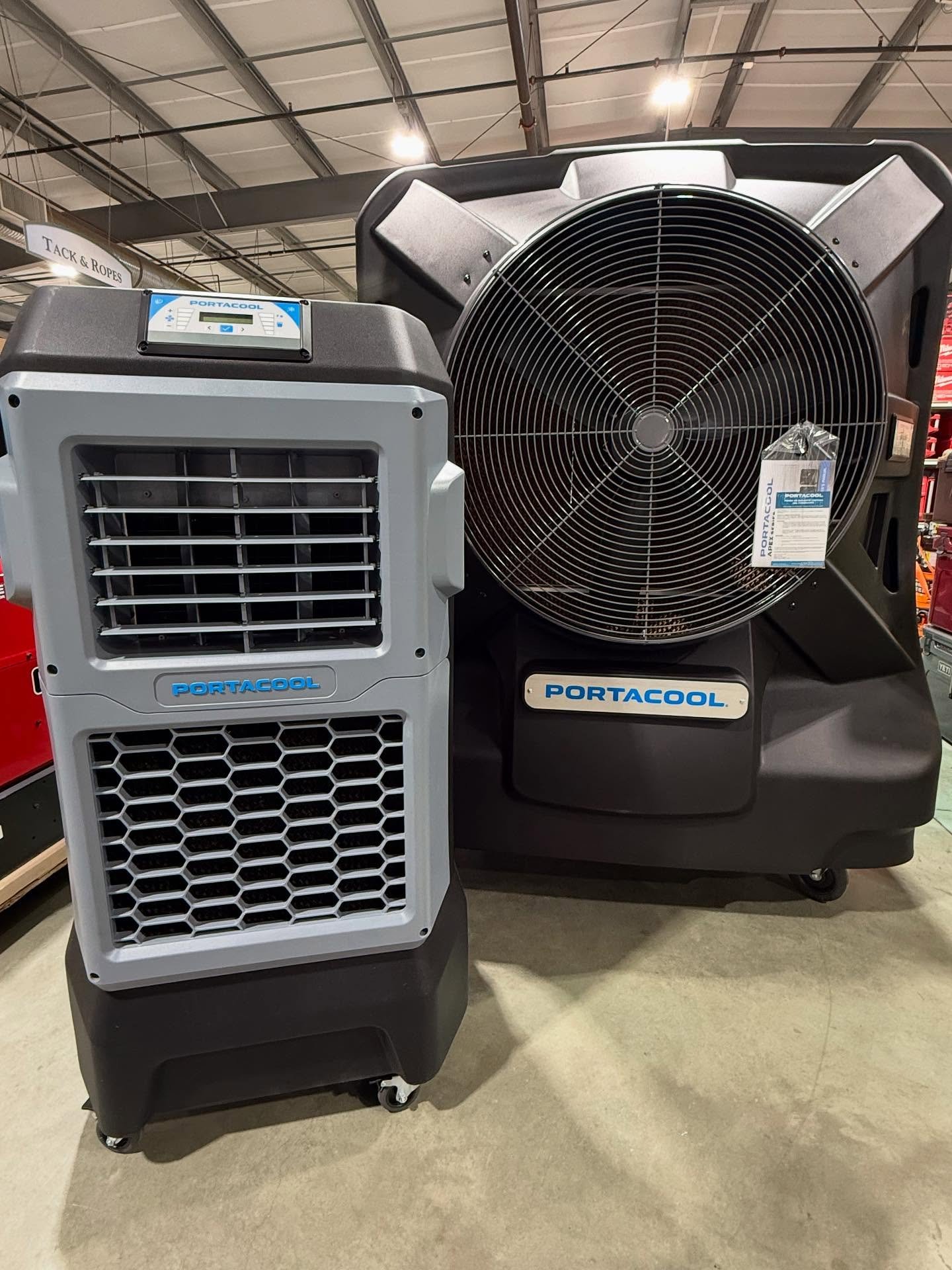 Summer is finally here! Need help keeping your barn or shop cool?! We’ve got what you need! Check out our inventory of industrial coolers & fans!