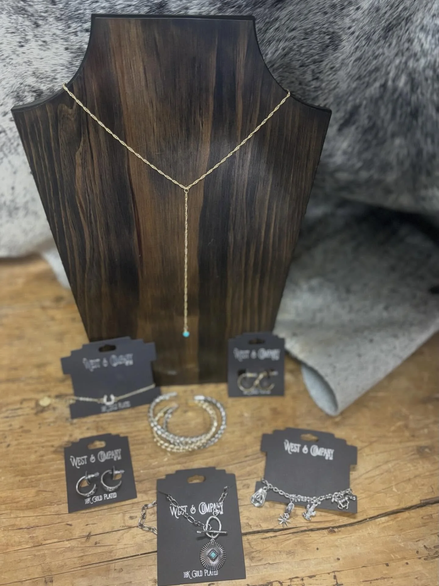 @westandcojewelry has arrived! 💥
Explore luxe 18K gold-plated pieces, playful faux turquoise, and classic Navajo pearl jewelry &mdash; in store now! #shoplocal #shopoakdale #conlinsupply