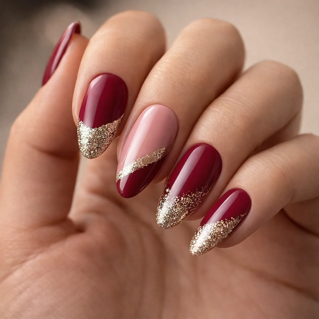Burgundy Sparkle Delight