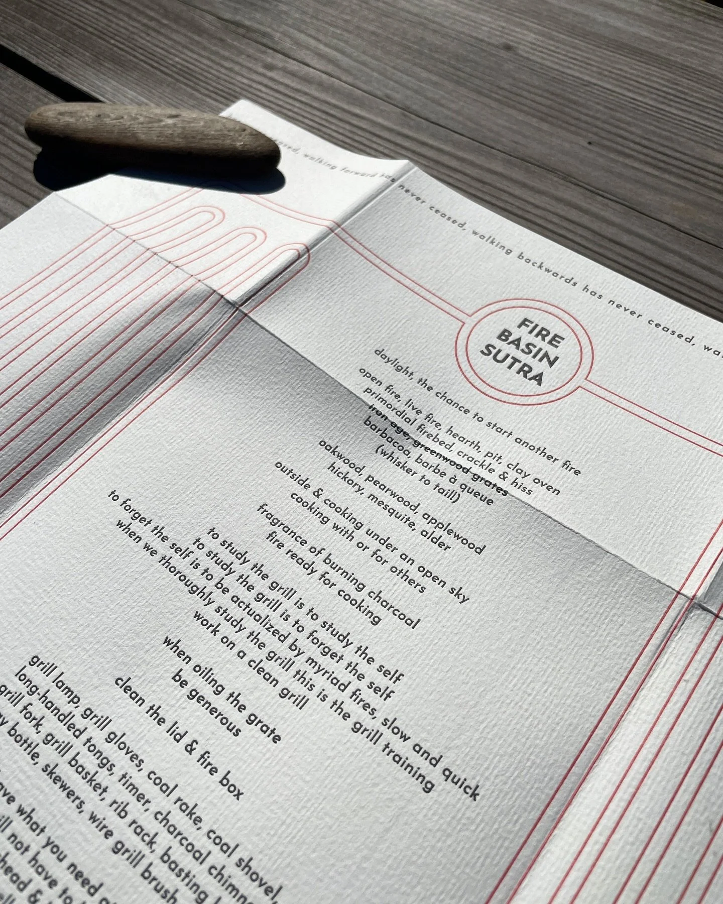 Fire Basin Sutra
- This is my send off to my long time friend Tom Ingalls, which makes sense, since it was a long time project with amazing people. A culmination of our life work to this point. It felt good to get back into the head space of design a