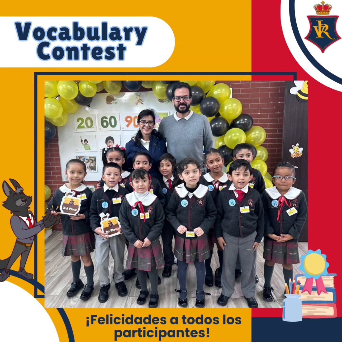 🧠📸 &iexcl;Peque&ntilde;os grandes logros en nuestro Vocabulary Contest! 🇬🇧💬

Los chicos y chicas de preescolar en IRV pusieron en pr&aacute;ctica su ingl&eacute;s describiendo im&aacute;genes y ampliando su vocabulario con emoci&oacute;n y segur