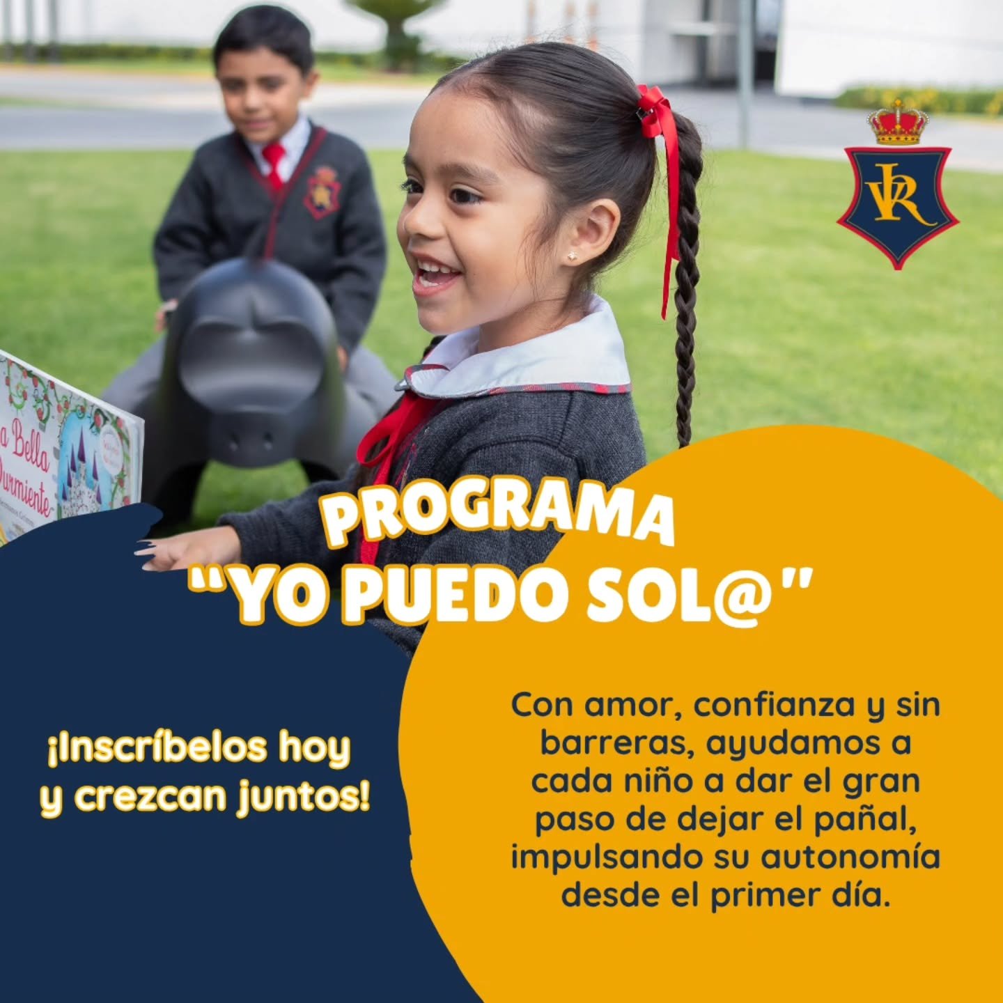 💫 Aprender a confiar en s&iacute; mismos, paso a paso.

En IRV presentamos el programa &ldquo;Yo puedo solo/a&rdquo;, dise&ntilde;ado para fomentar la independencia en nuestros peque&ntilde;os, desde el respeto y el amor. 💙

Dejar el pa&ntilde;al, 