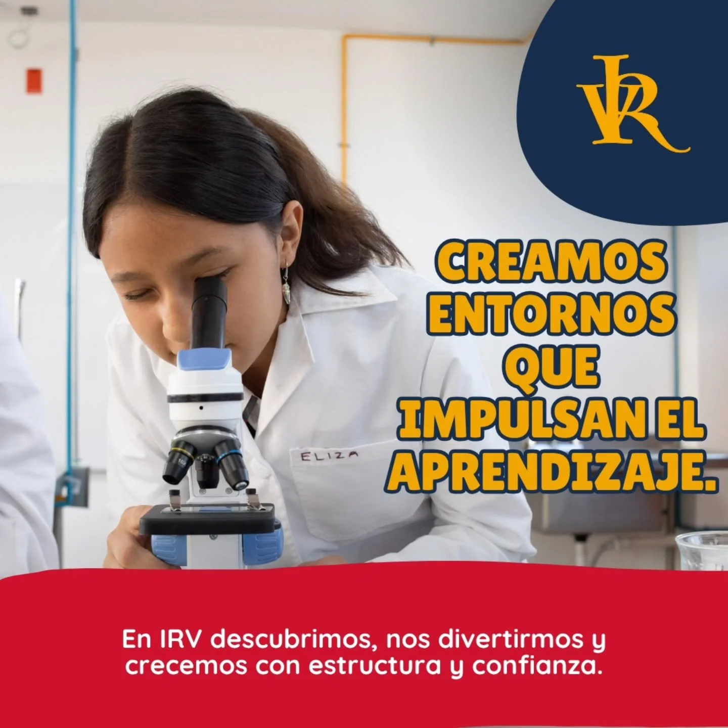 En IRV el aprendizaje es muy diferente. 💡📚

👉 Con nuestro modelo de aprendizaje inductivo, las clases se vuelven experiencias &uacute;nicas donde los ni&ntilde;os:
✔️ Aprenden
✔️ Se divierten
✔️ Crecen en confianza

Todo en un ambiente estructurad