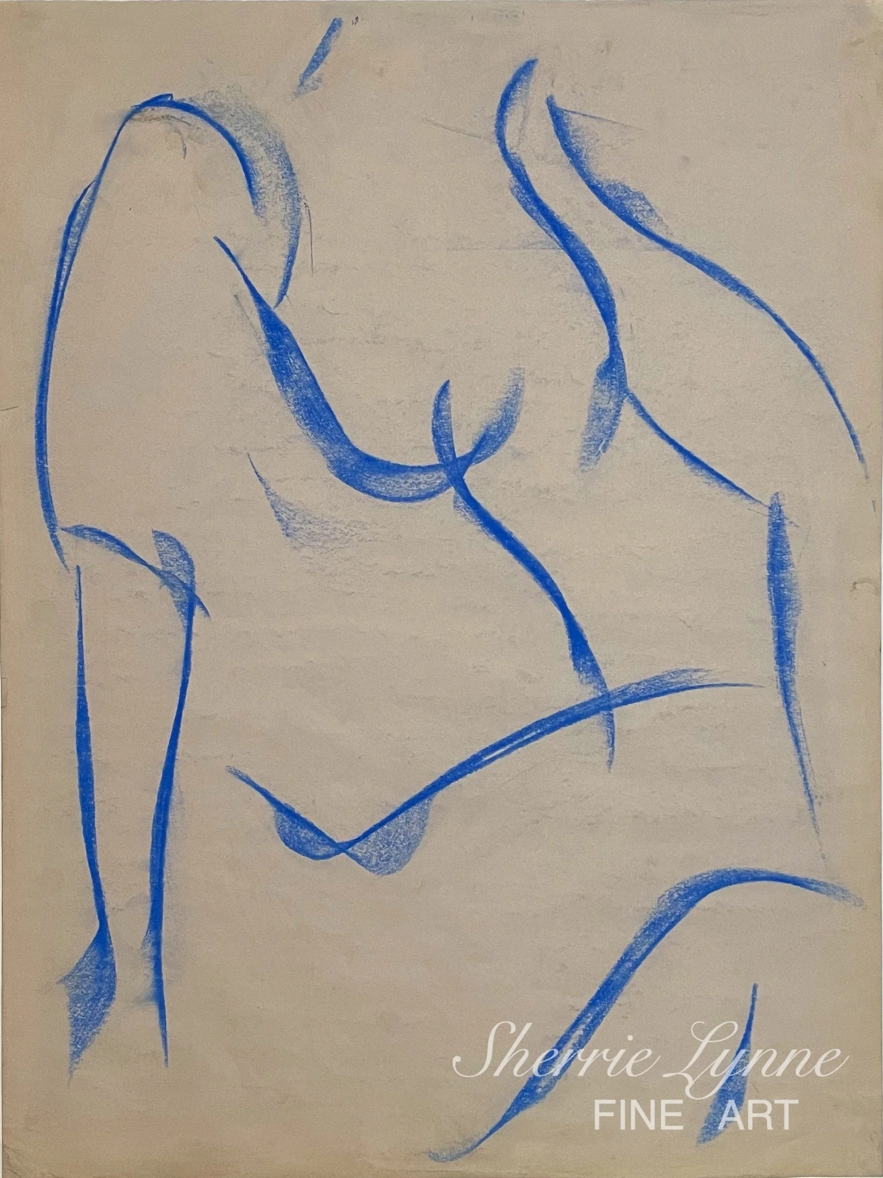 Woman in Blue