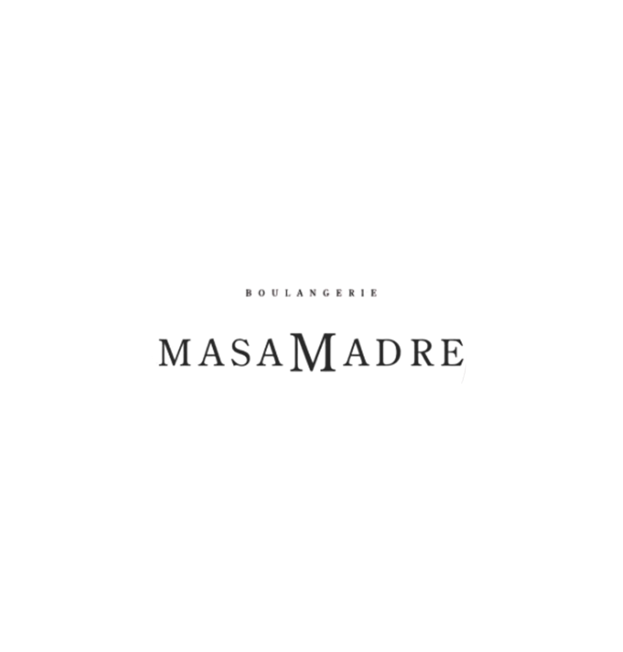 Logo of Bordando por MASA MADRE, featuring stylized text and a needle and thread design.