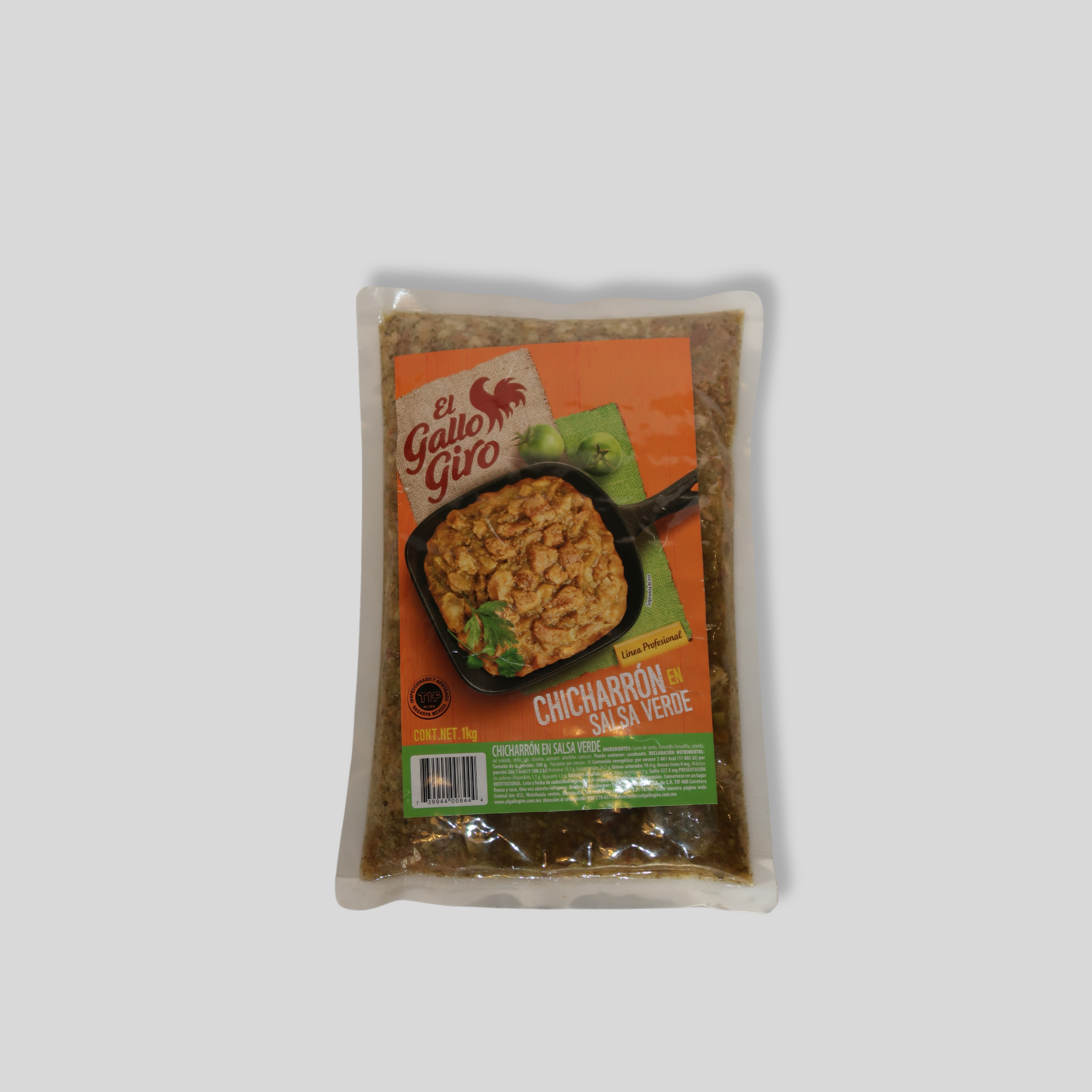 Chicharrón en Salsa Verde