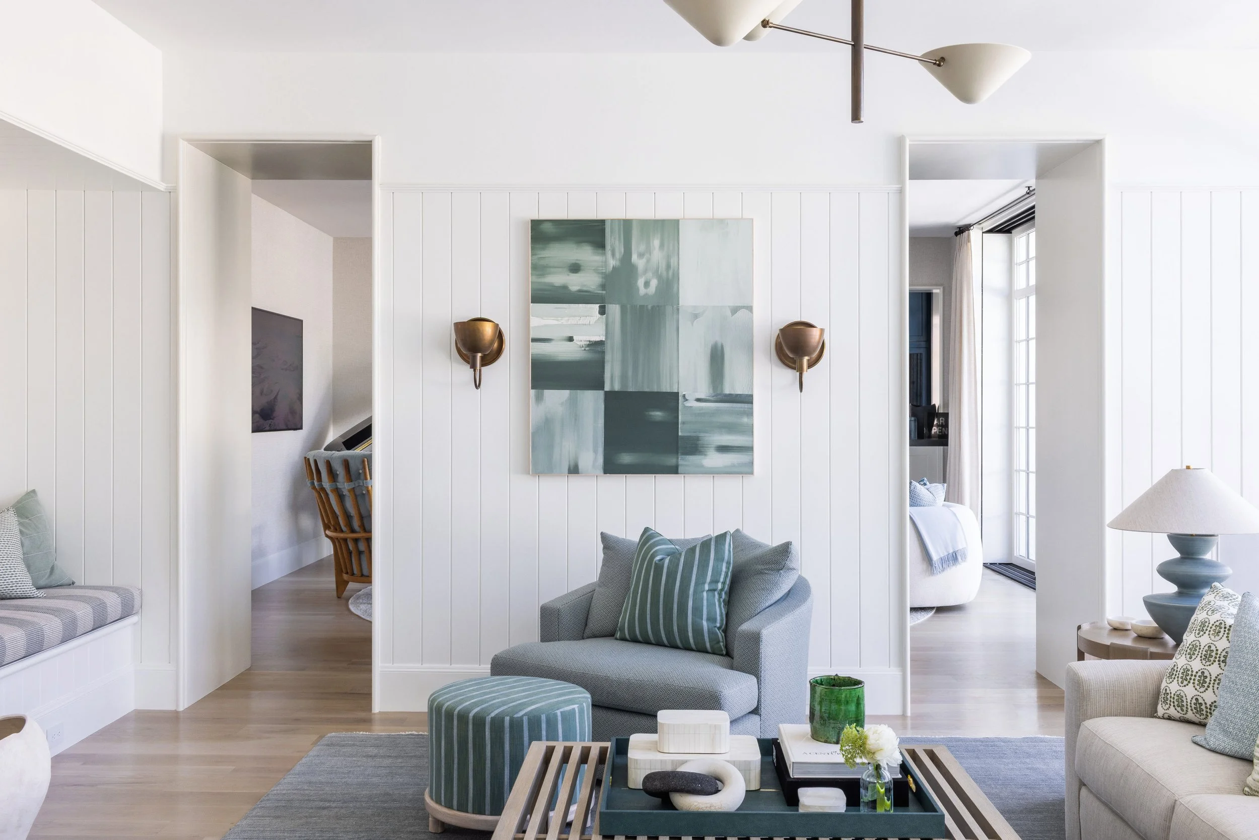 Family room, interior design, Colorado, Nantucket