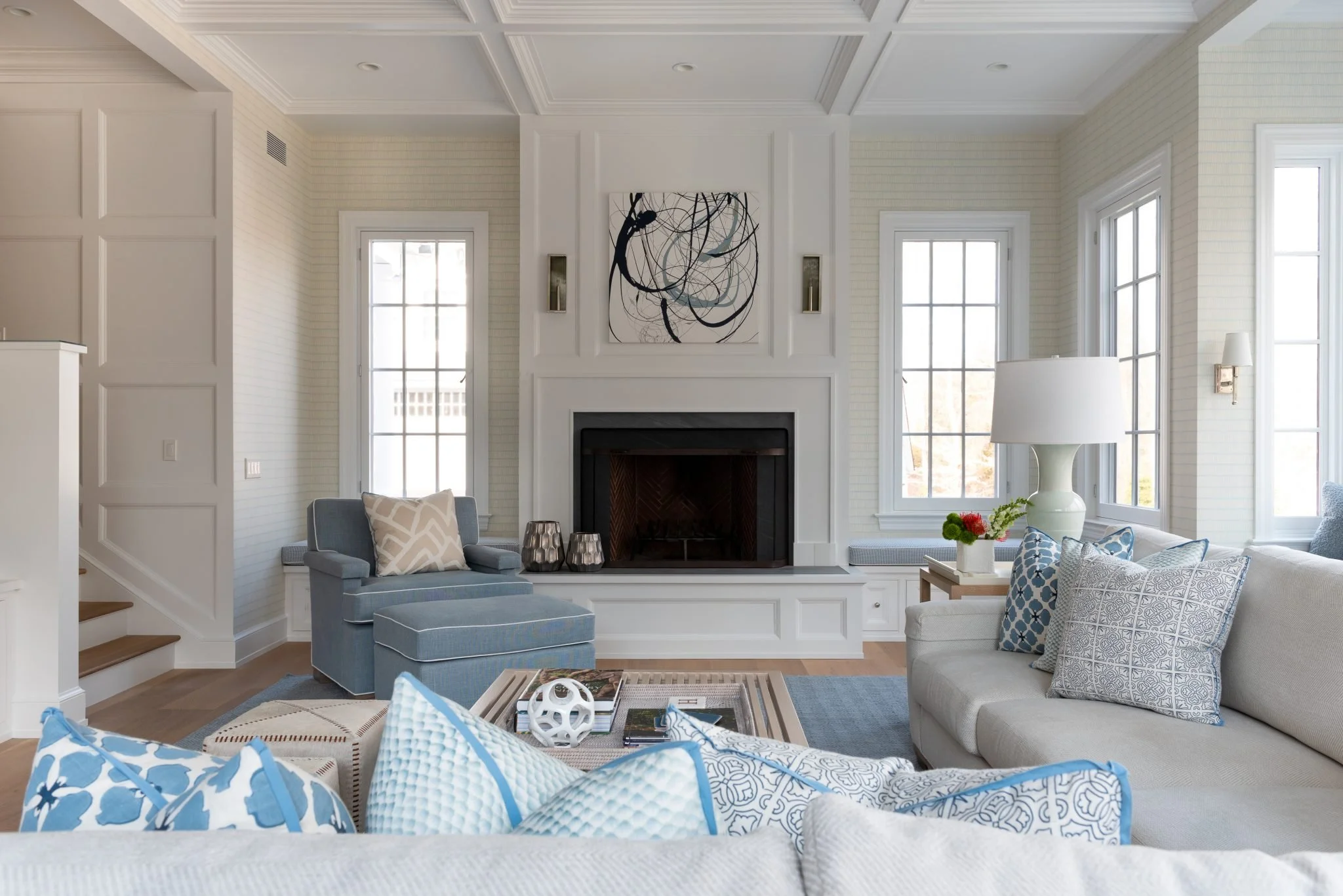 Good Bones Design by Graham Veysey Family Room Interior Design