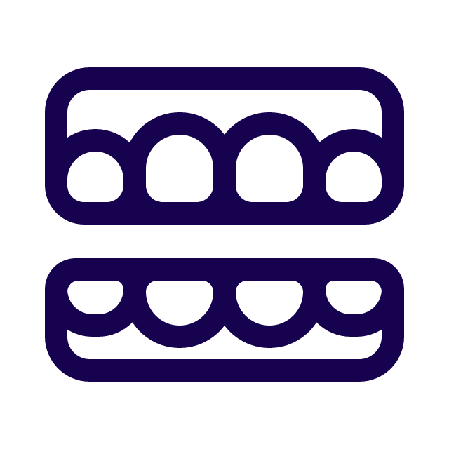 Teeth open icon