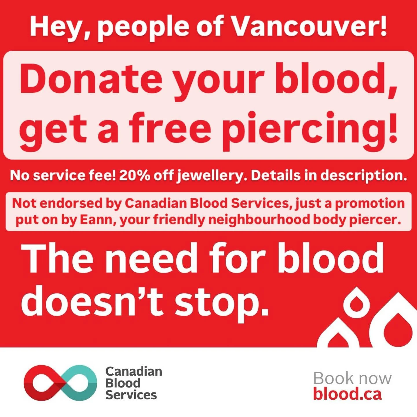 We all bleed together.
Following Saturday’s senseless tragedy, I find myself needing to do *something* tangible. Many people have already signed up to donate blood, but there will always be a need for more. I myself am ineligible to donate for