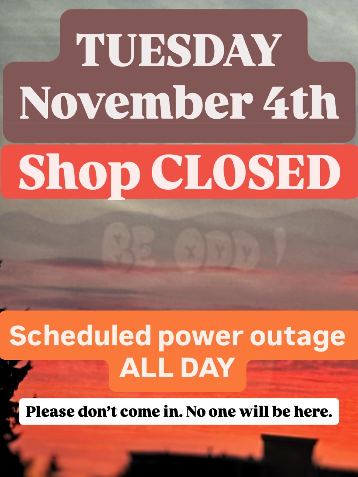 Just a heads up, @orchid.oddities will be closed on Tuesday November 4th for a scheduled power outage. Plenty of appointments available for Wednesday to Saturday, though! ✌️
#piercing #vancouver