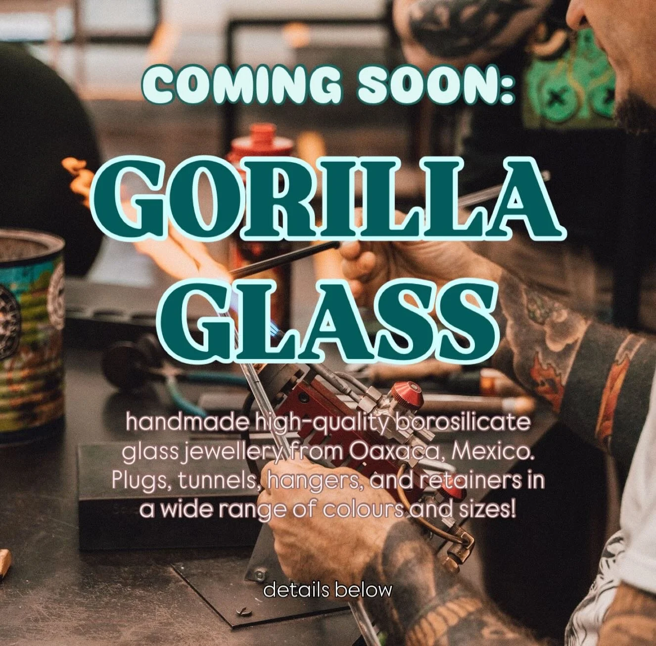 Exciting things coming down the pipeline this year!
I plan to start carrying jewellery from Gorilla Glass and I thought I&rsquo;d let you all know ahead of time in case anybody wanted to order something.

Gorilla Glass ( @gorillaglass ) has been arou