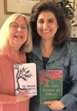 With Marjan Kamali at the Newburyport Literary Festival, April 2025