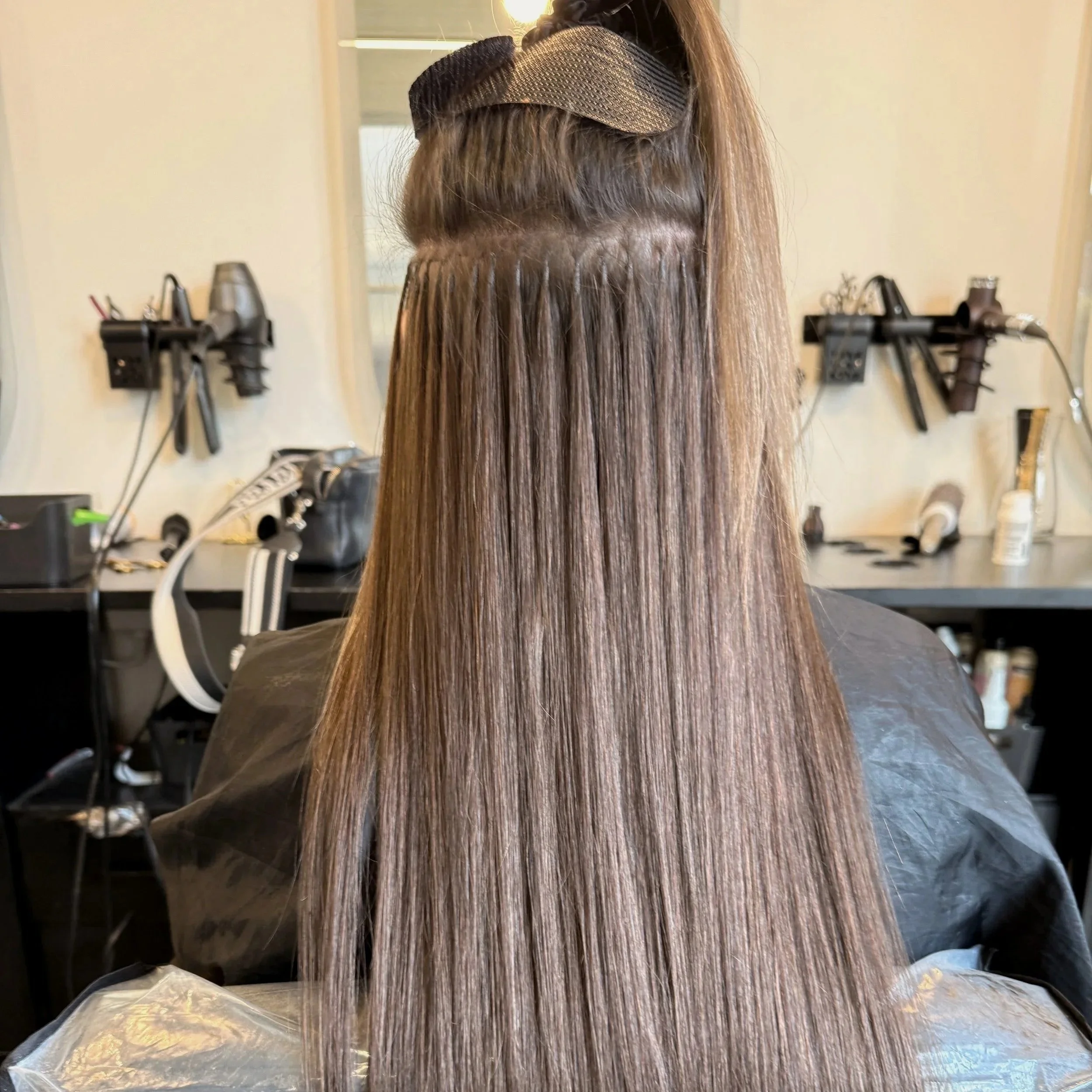 Clarte's keratin bond hair extensions