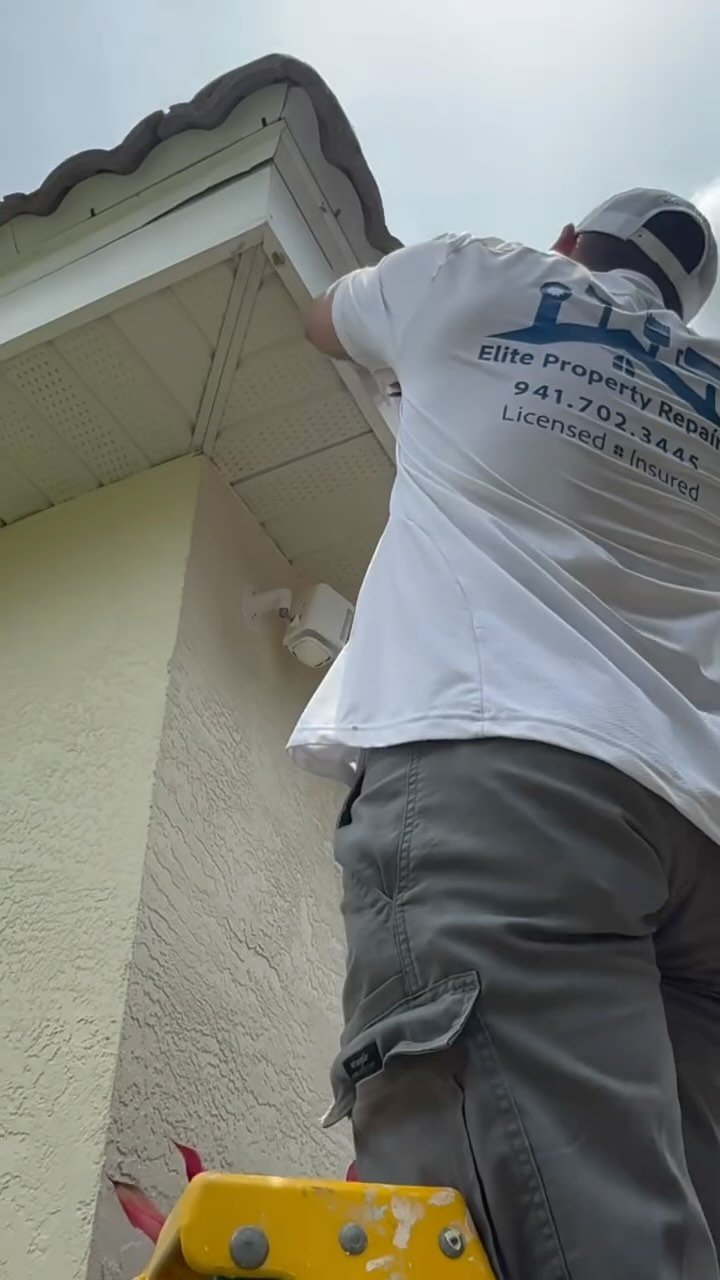 Installing security cameras in Sarasota today ☀️